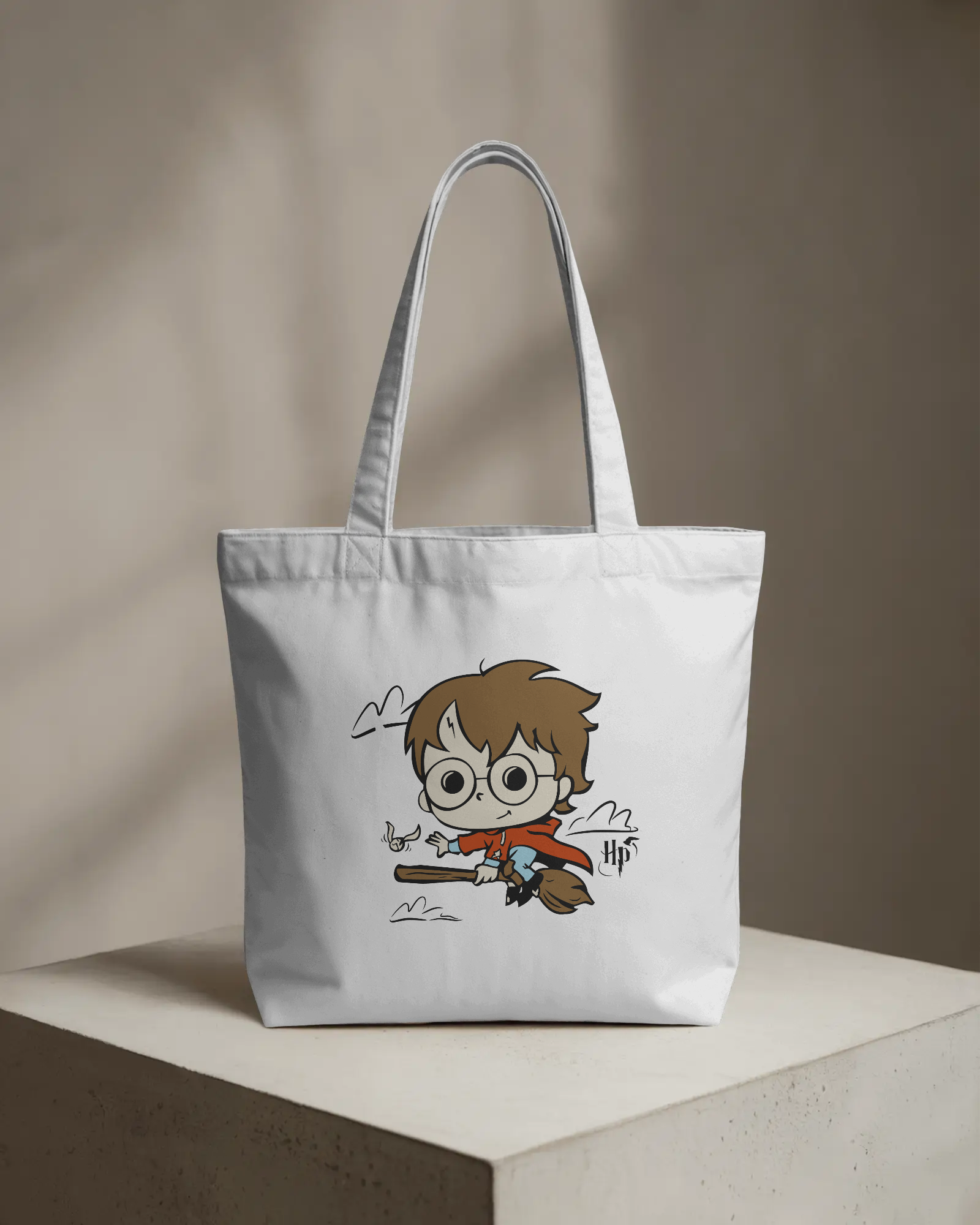 Wizard Rider Tote Bag Harry Potter - Everyday Large Tote Bag - Dorcus Wear