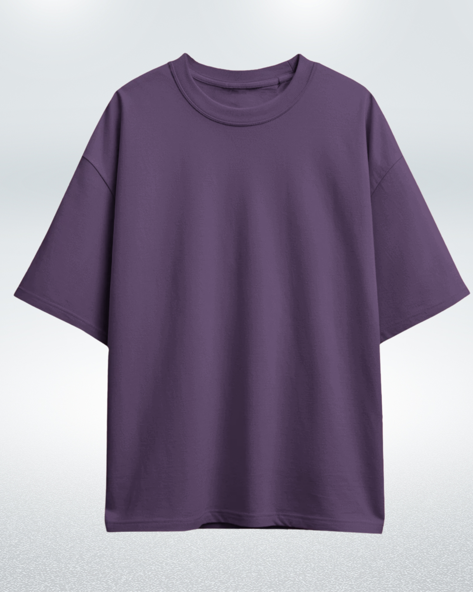 Purple Basic Oversized T-Shirt for Comfort and Style - Dorcus Wear