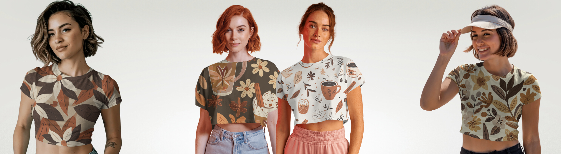AOP Crop Top Collection - Dorcus Wear