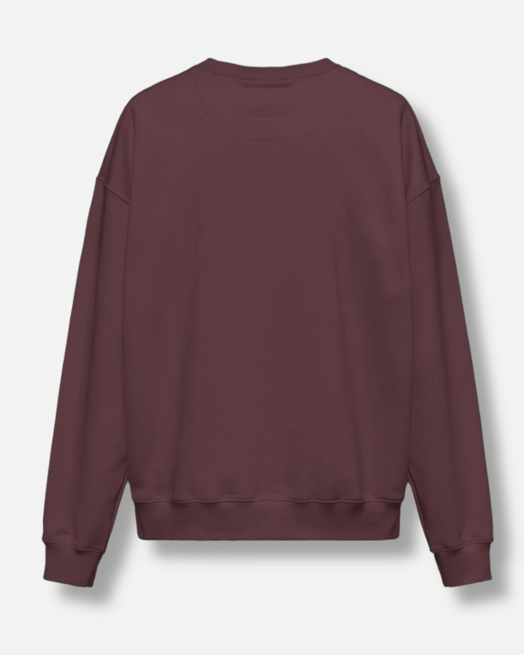 Maroon Oversized Sweatshirt