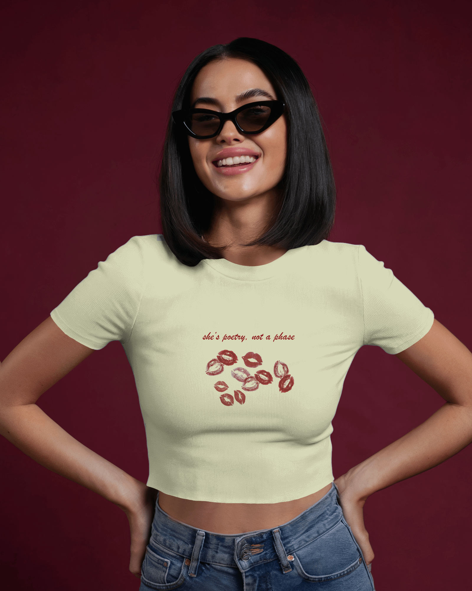 She’s Poetry Crop Top