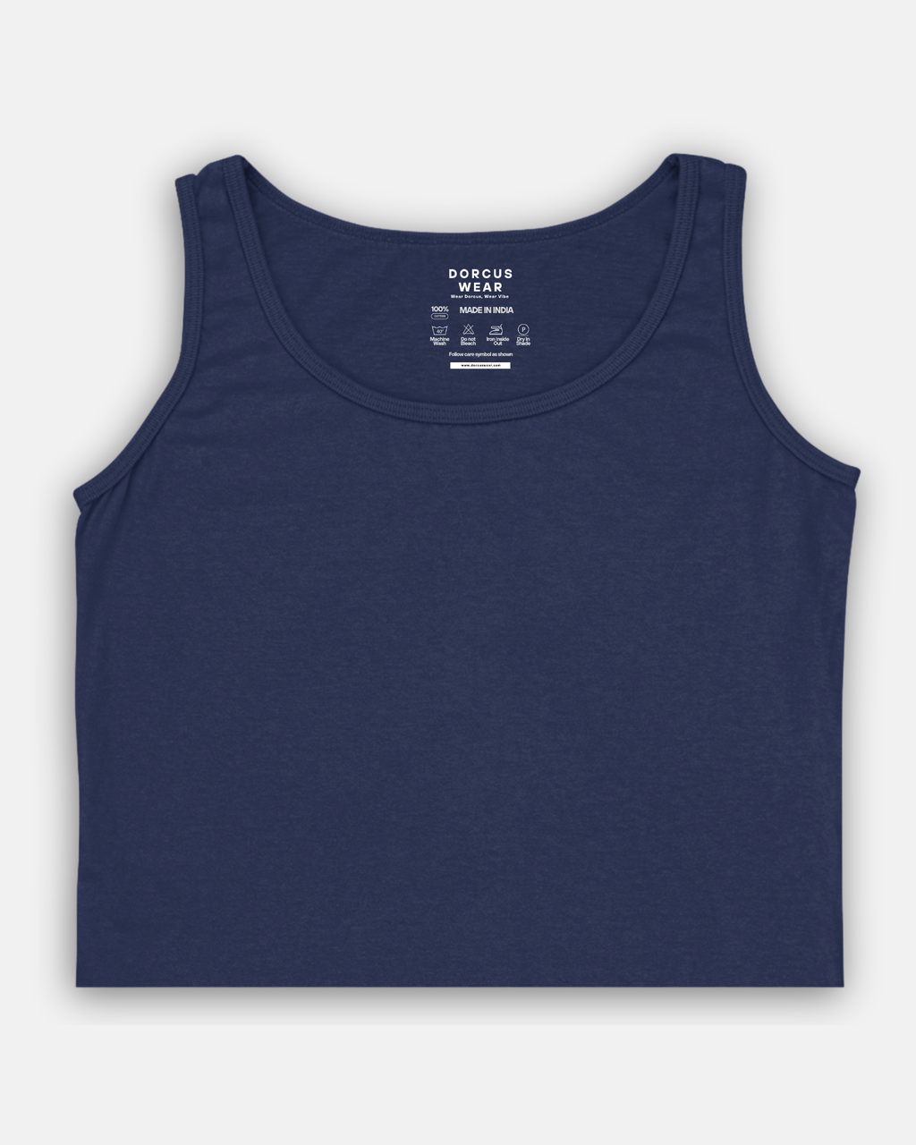 Royal Blue Crop Tank Top