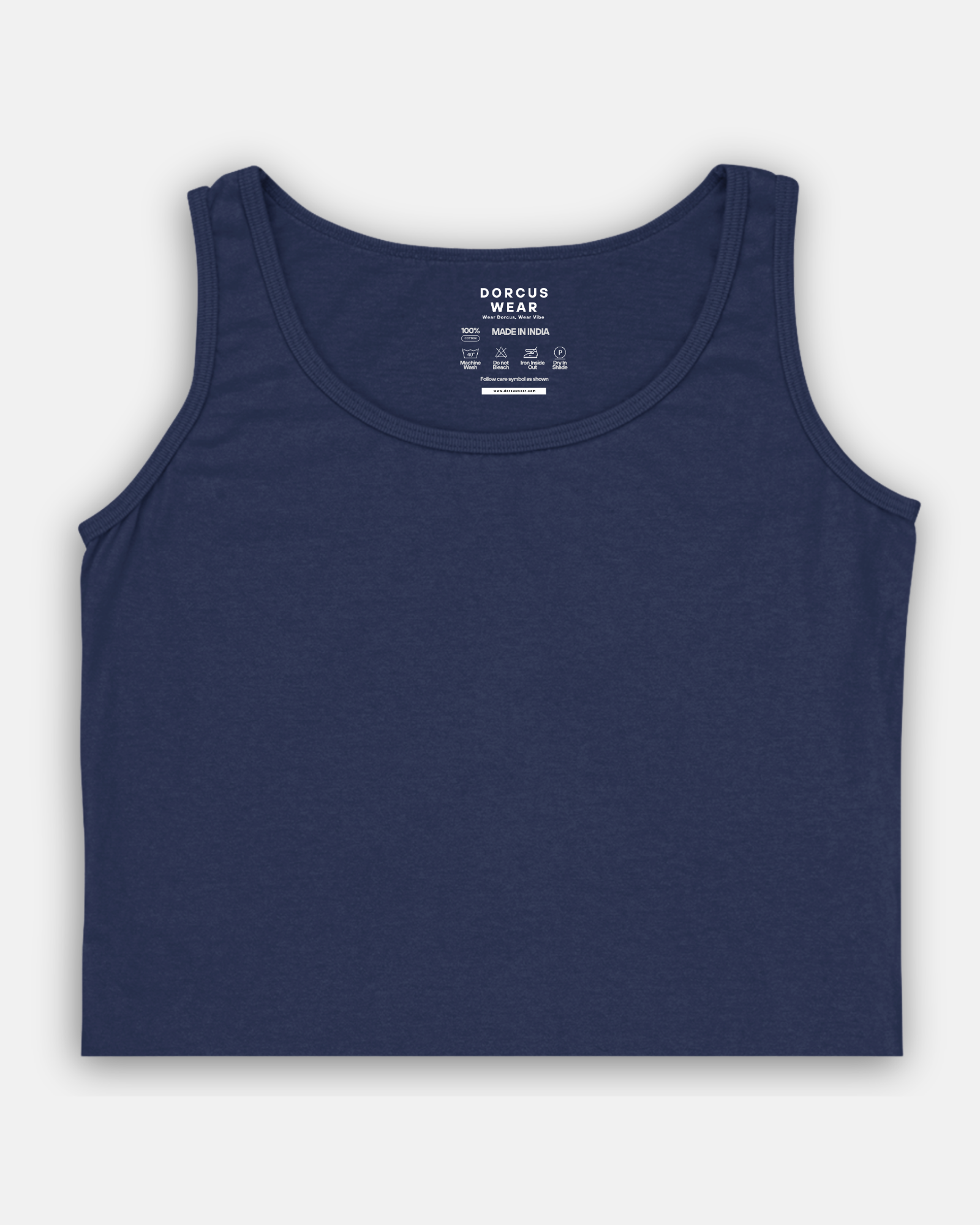 Royal Blue Crop Tank Top