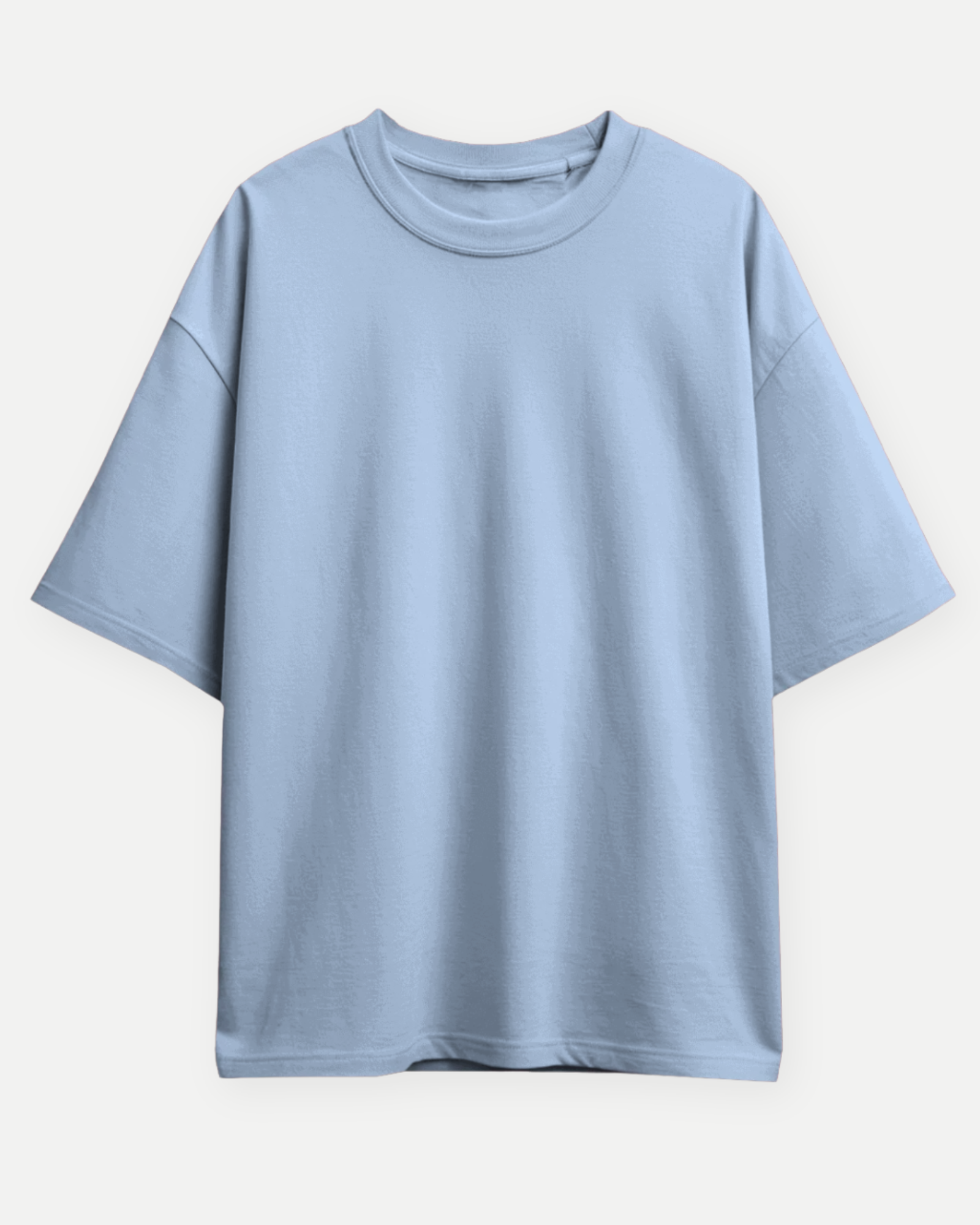 Baby Blue Basic Oversized T-shirt