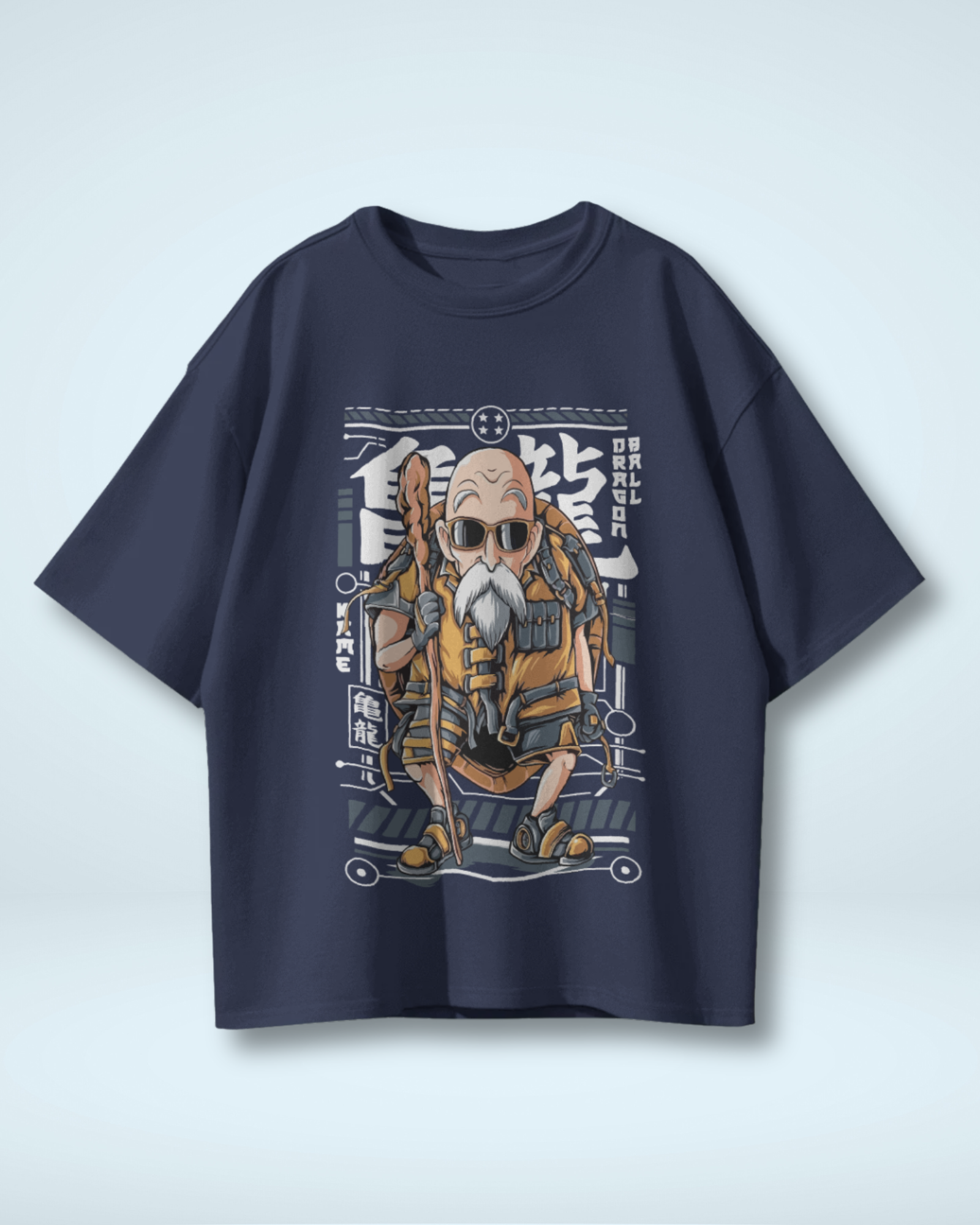 Roshi Dragon Ball Oversized T-Shirt | Dragon Ball Streetwear