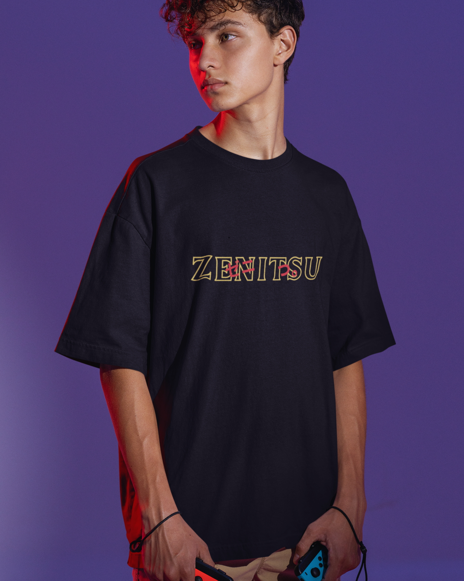 Zenitsu Demon Slayer Premium Oversized T-shirt