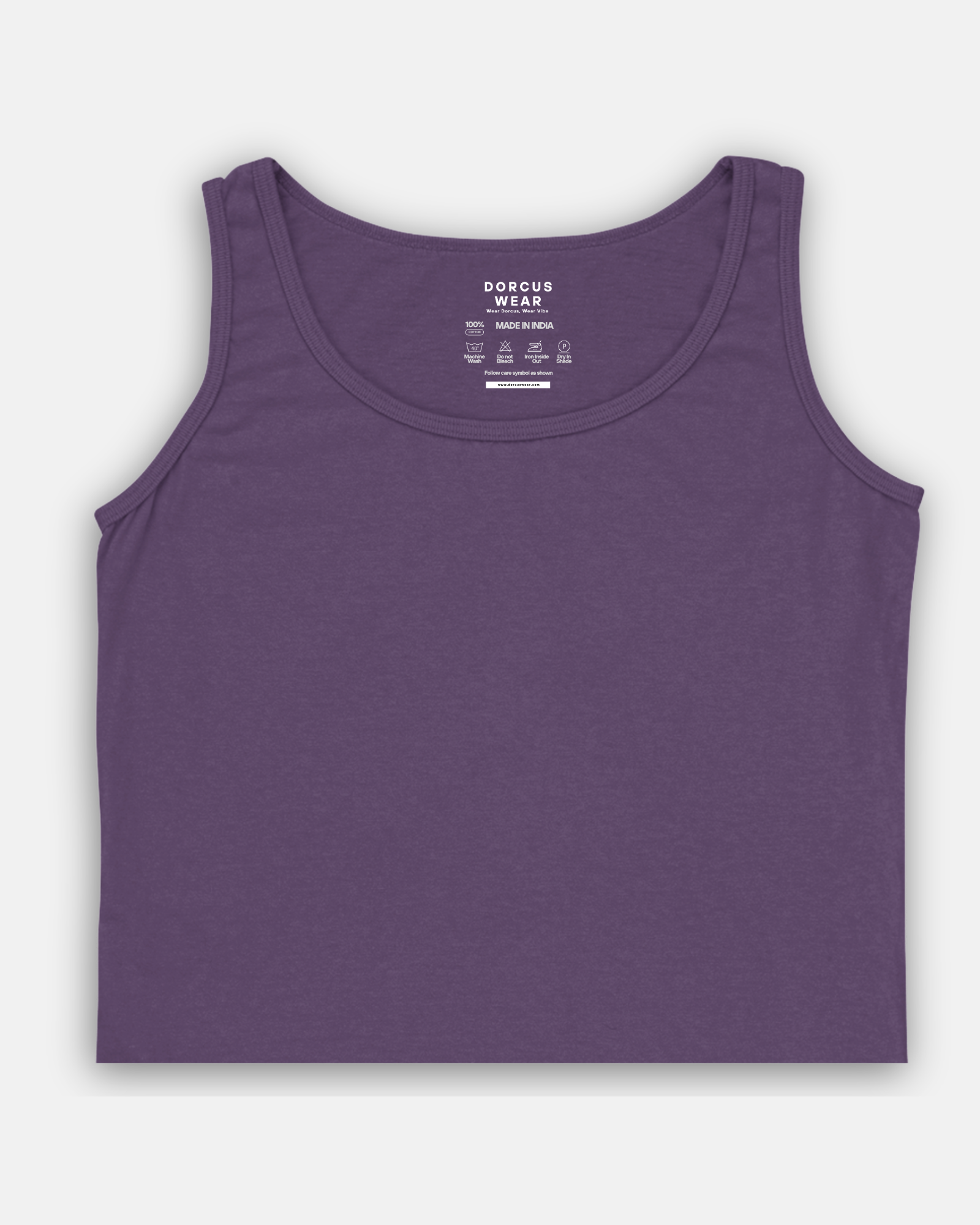 Purple Crop Tank Top