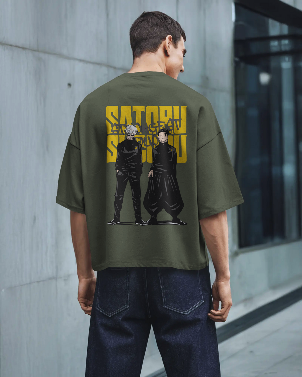 Gojo and Geto T-Shirt | Jujutsu Kaisen | Premium Oversized T-Shirt