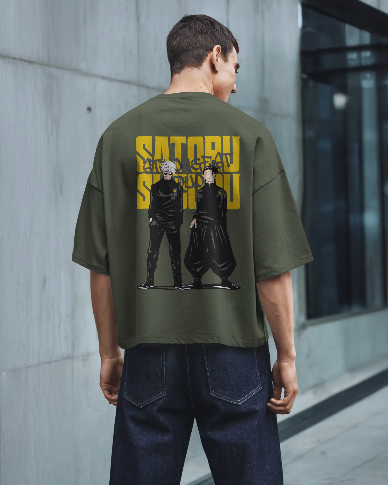 Gojo and Geto T-Shirt | Jujutsu Kaisen | Premium Oversized T-Shirt