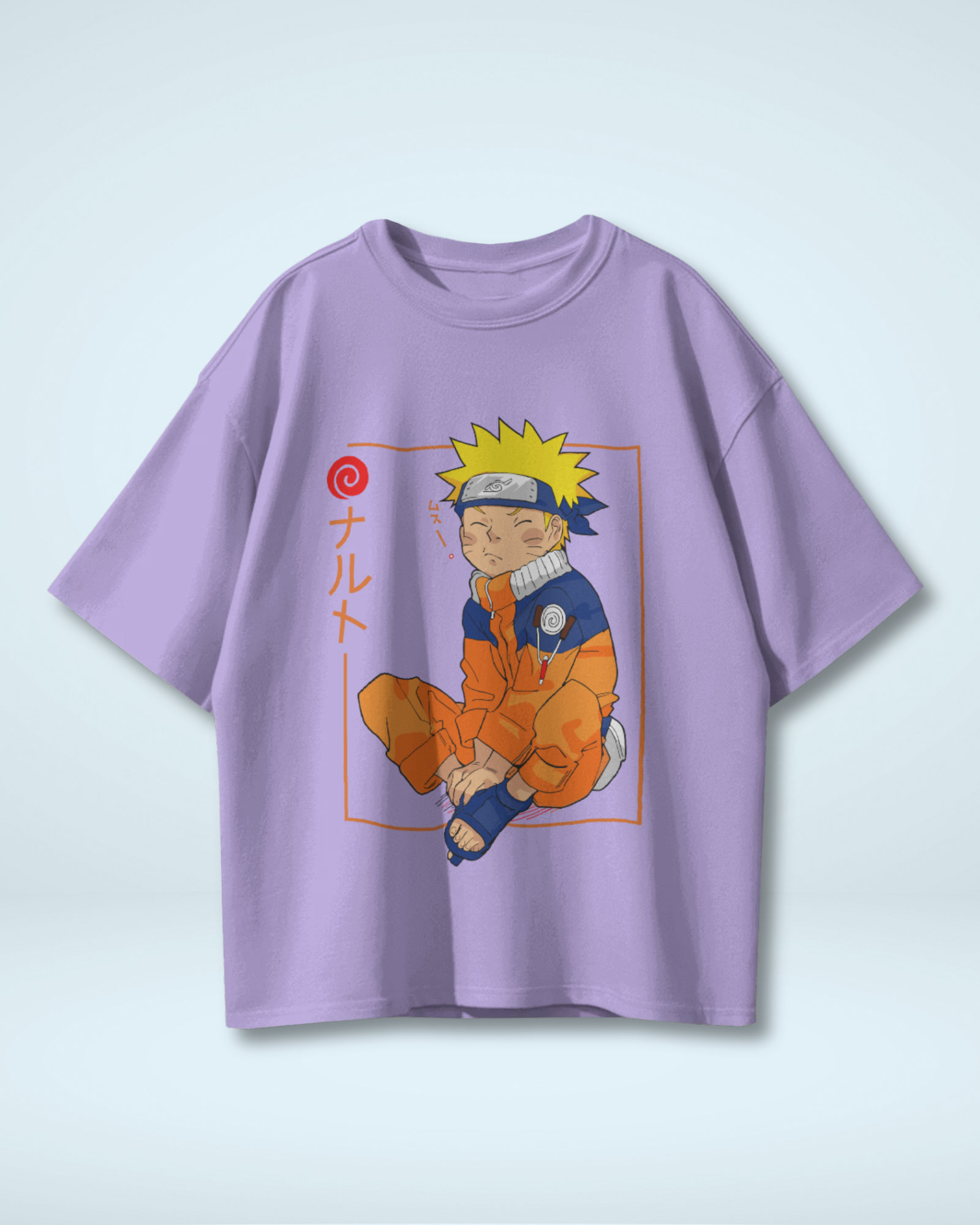 Sleepy Naruto T-Shirt - Premium Oversized Naruto Apparel