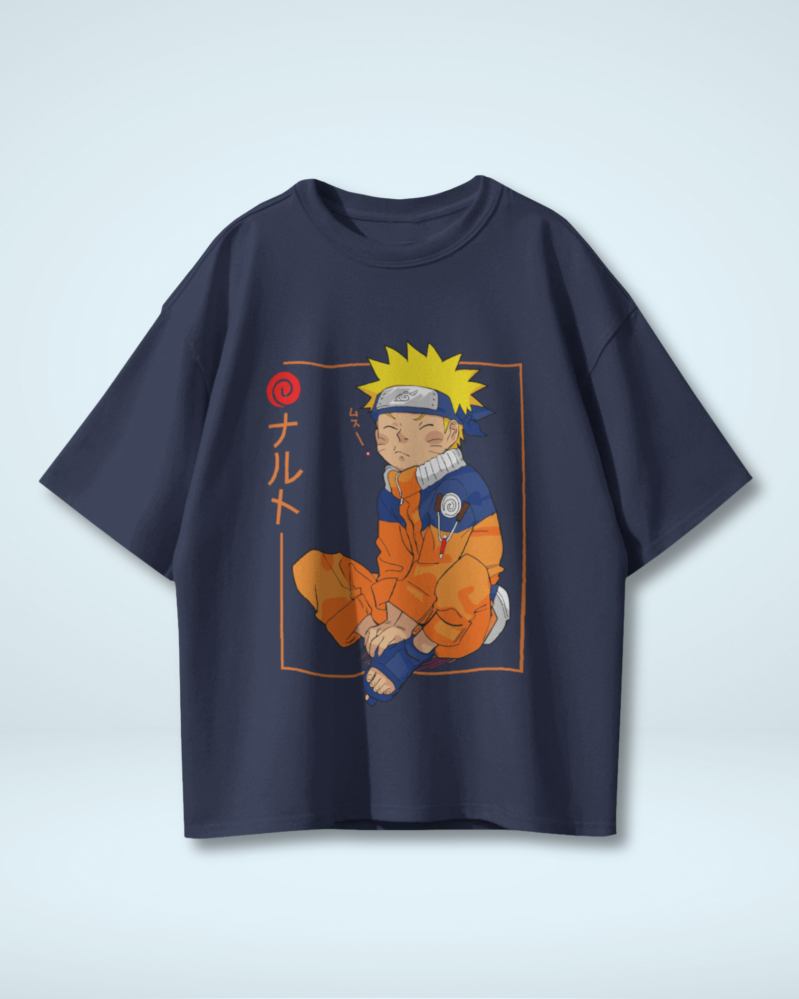 Sleepy Naruto T-Shirt - Premium Oversized Naruto Apparel