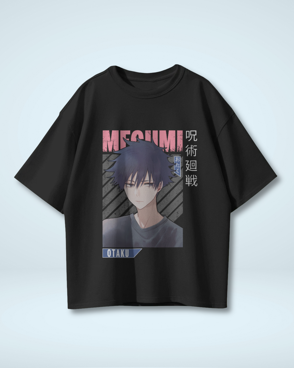 Megumi Fushiguro T-shirt | Jujutsu Kaisen Premium Oversized T-shirt