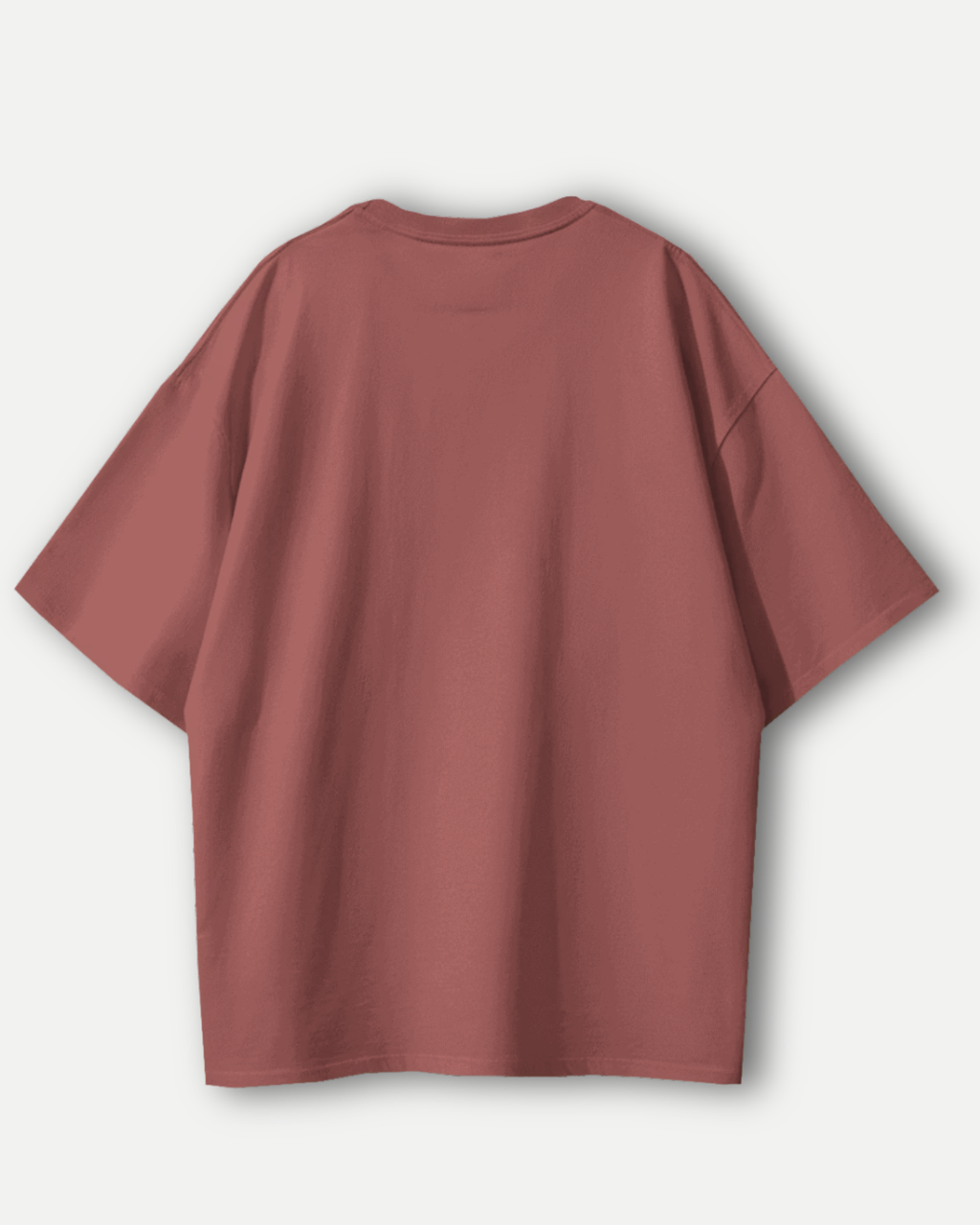 Coral Basic Oversized T-shirt