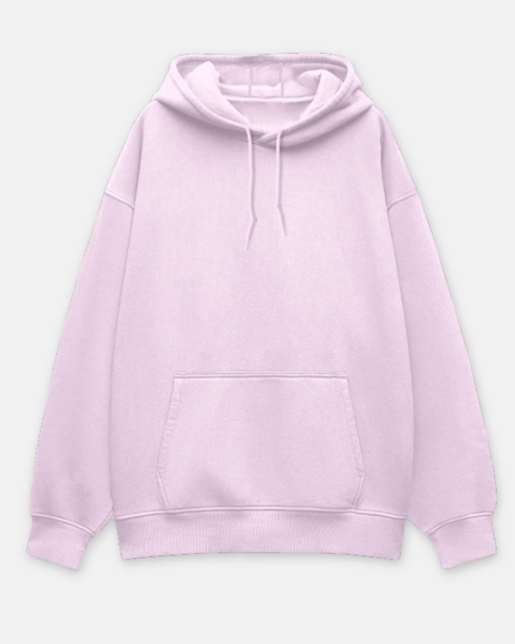 Baby Pink Loose Fit Hoodie