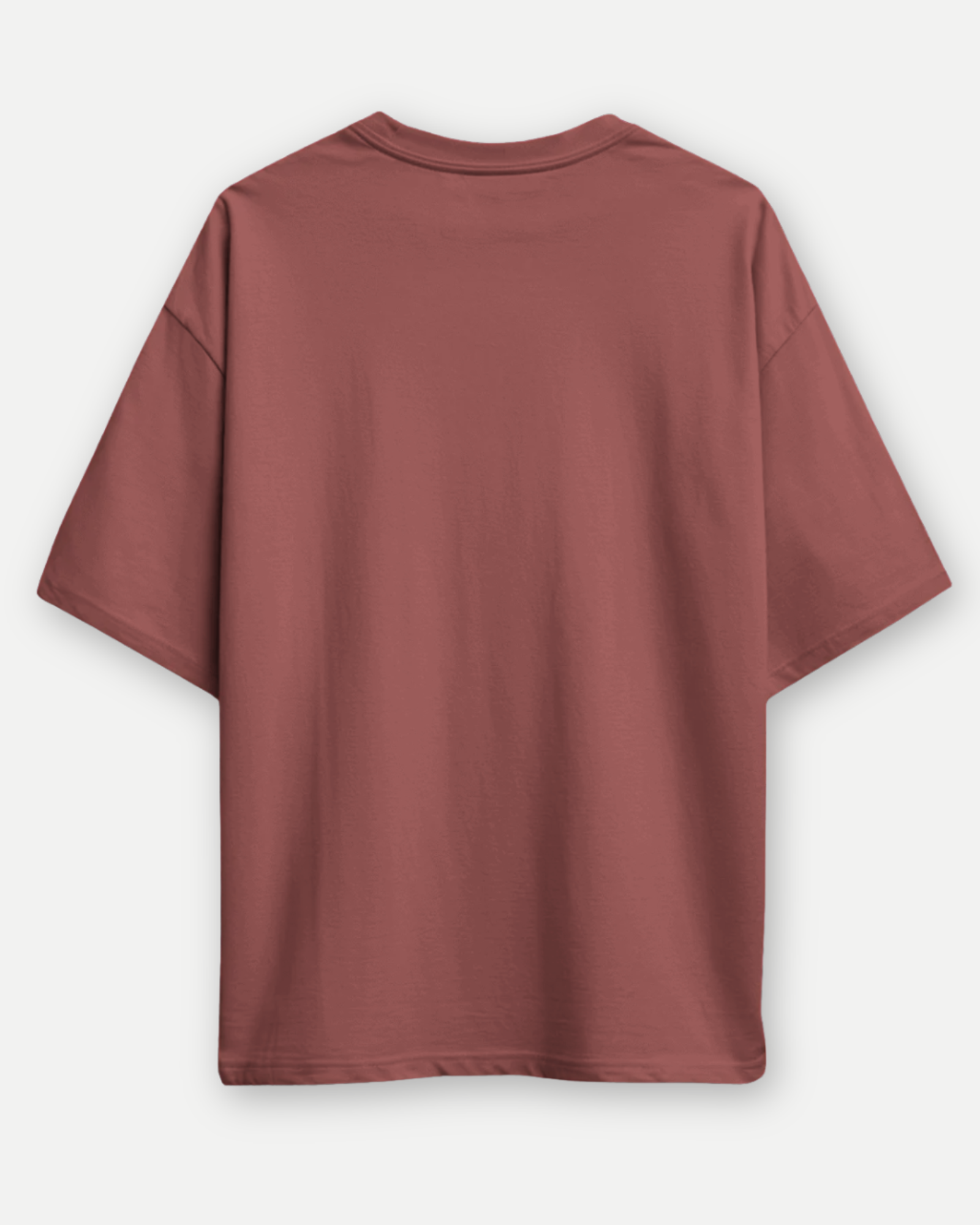 Coral Basic Oversized T-shirt