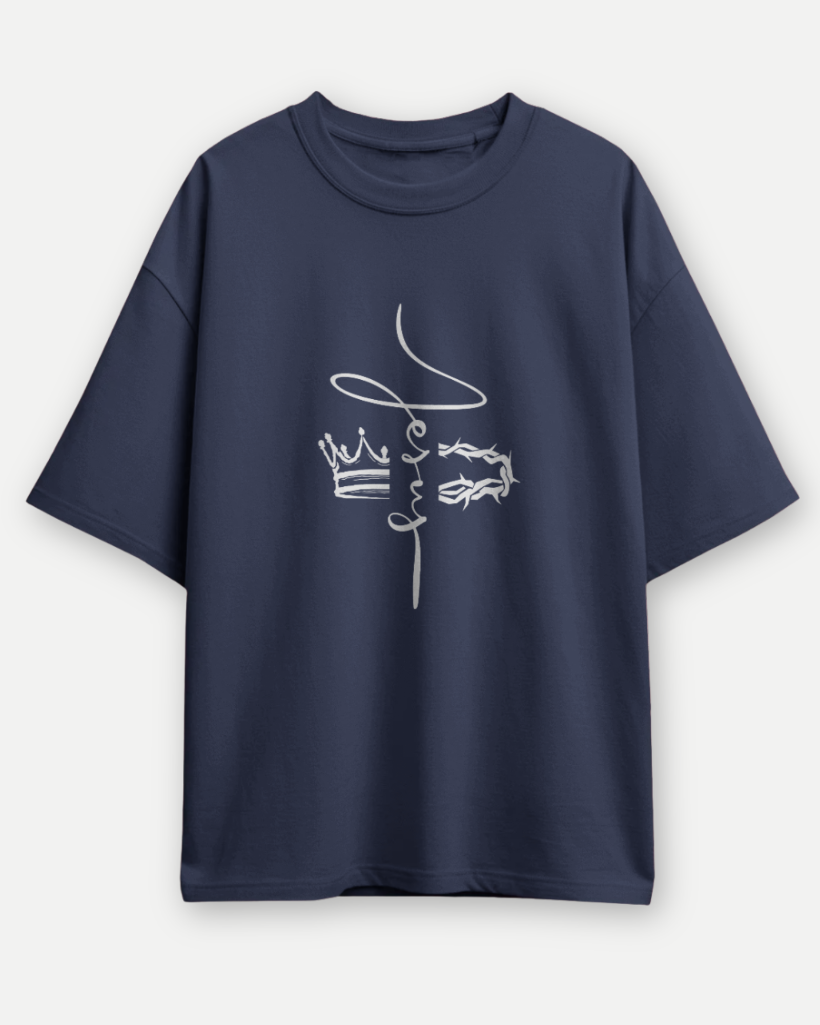 The King Wore Thorns | Premium Oversized T-shirts