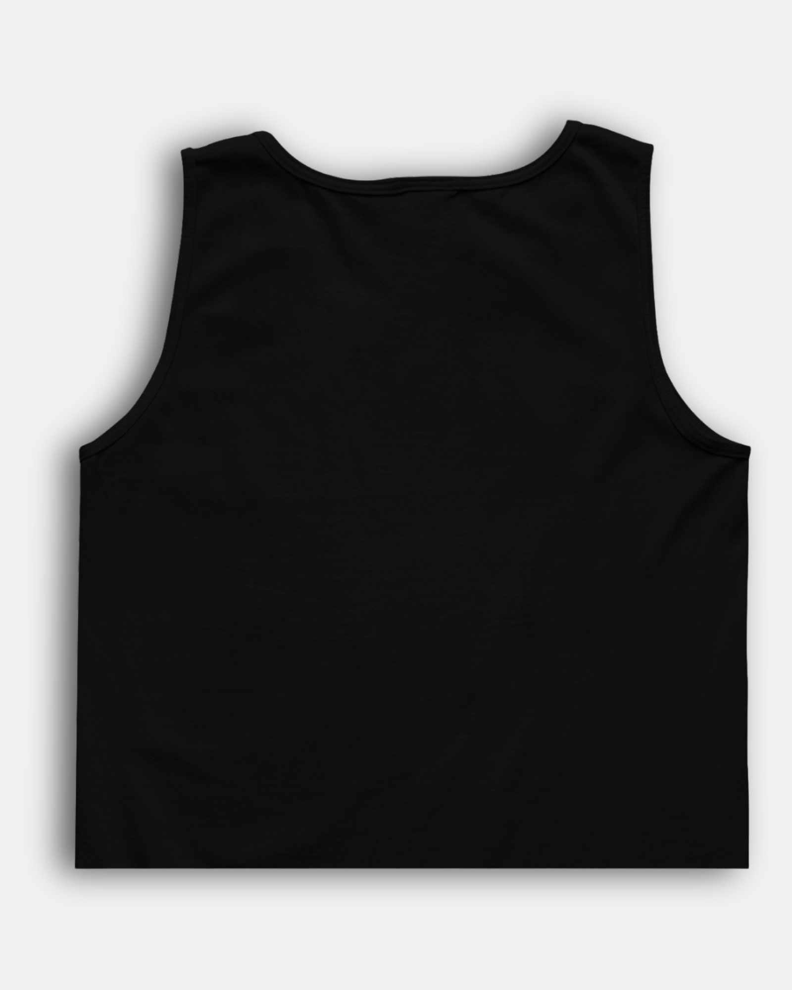 Black Crop Tank Top