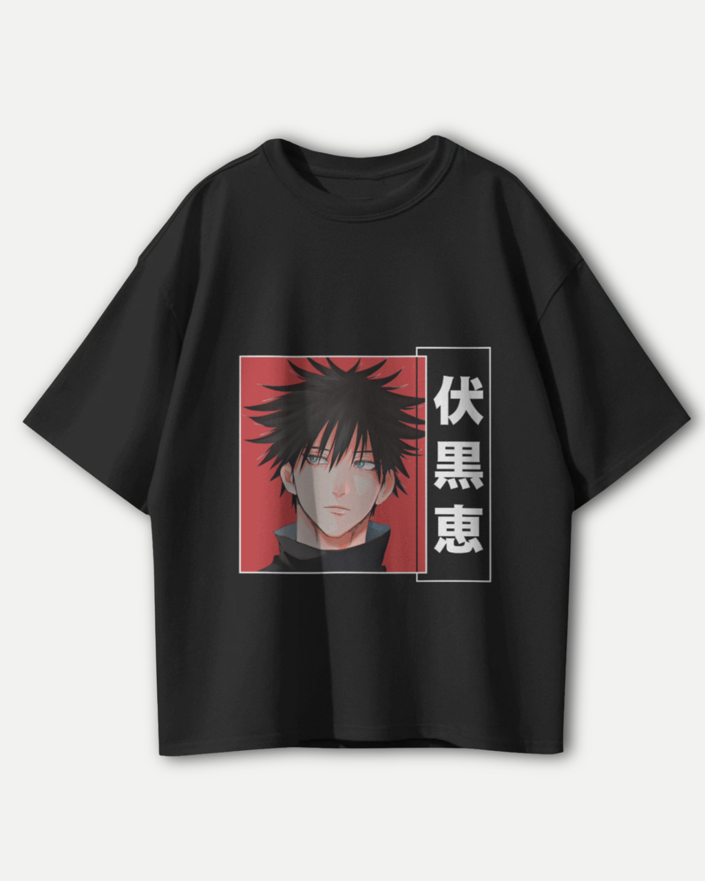 Megumi Fushiguro T-Shirt | Jujutsu Kaisen Premium Oversized T-shirt