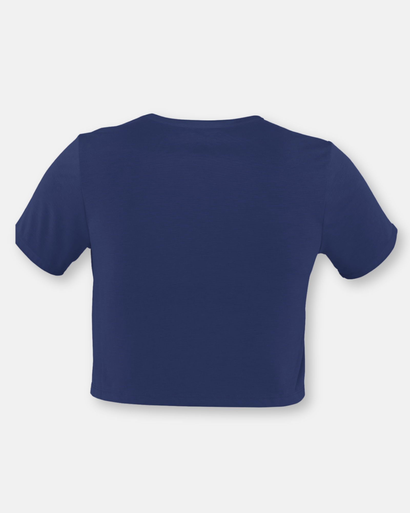 Navy Blue Crop Top