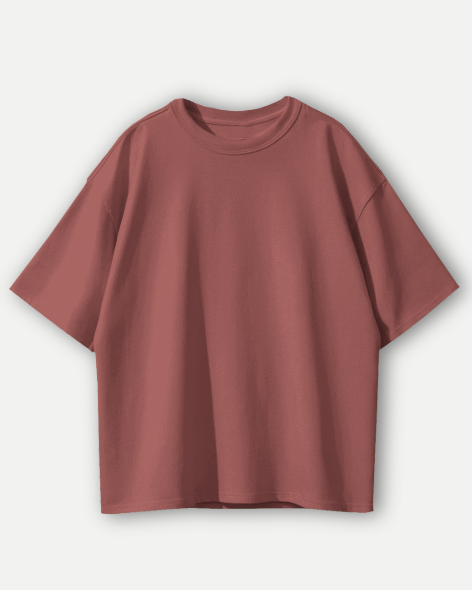 Coral Basic Oversized T-shirt