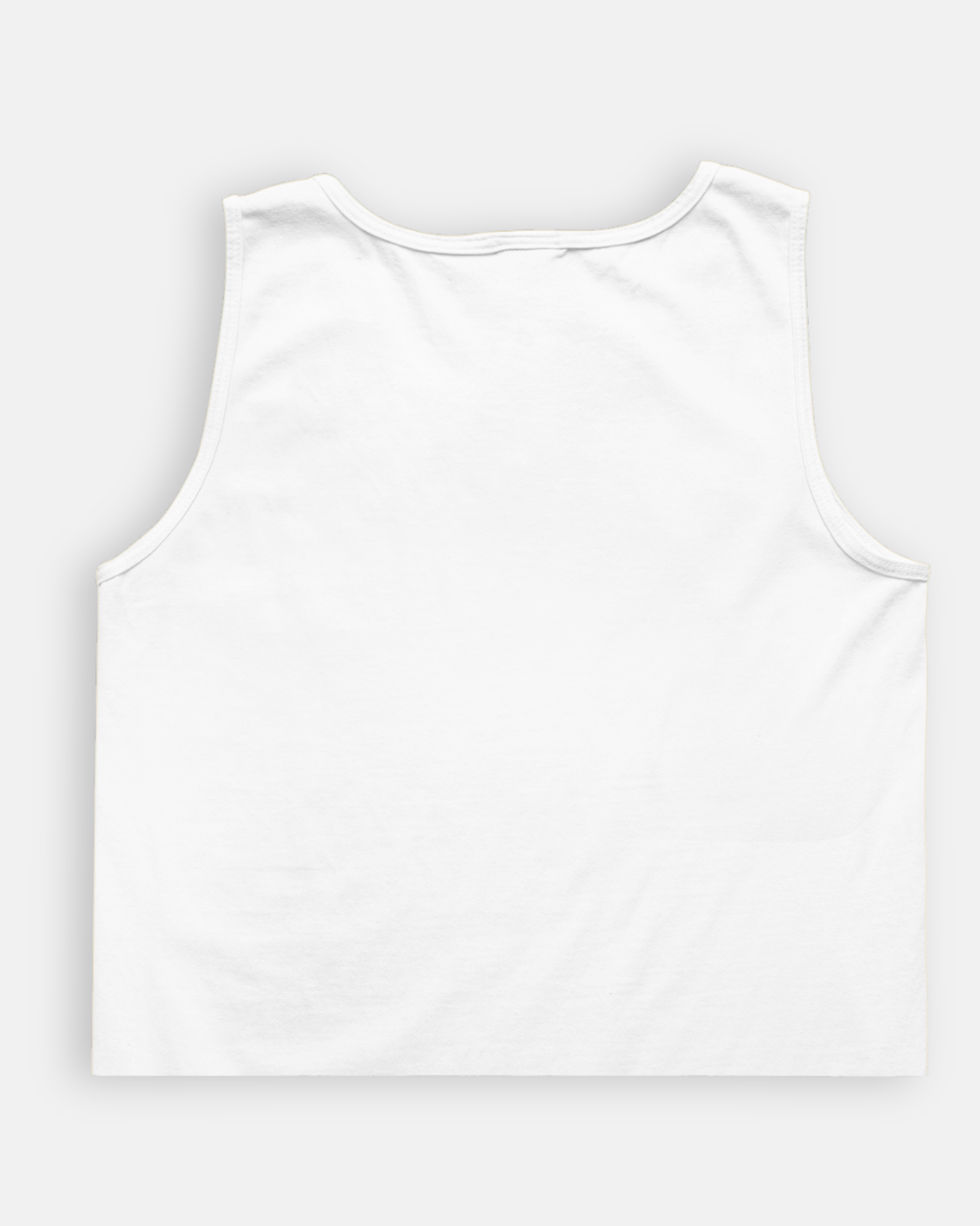 White Crop Tank Top