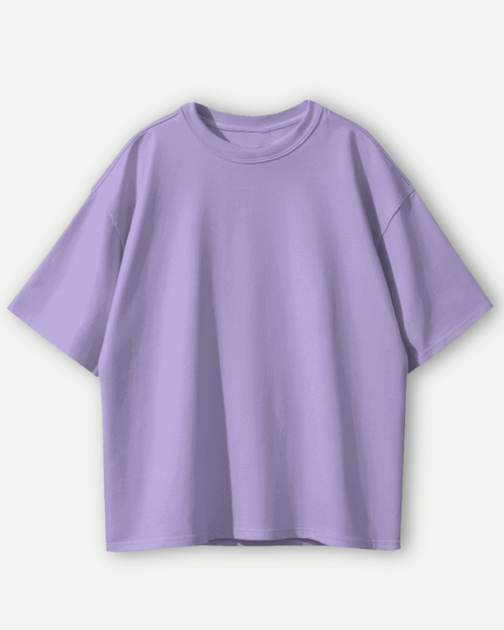 Lavender Basic Oversized T-shirt