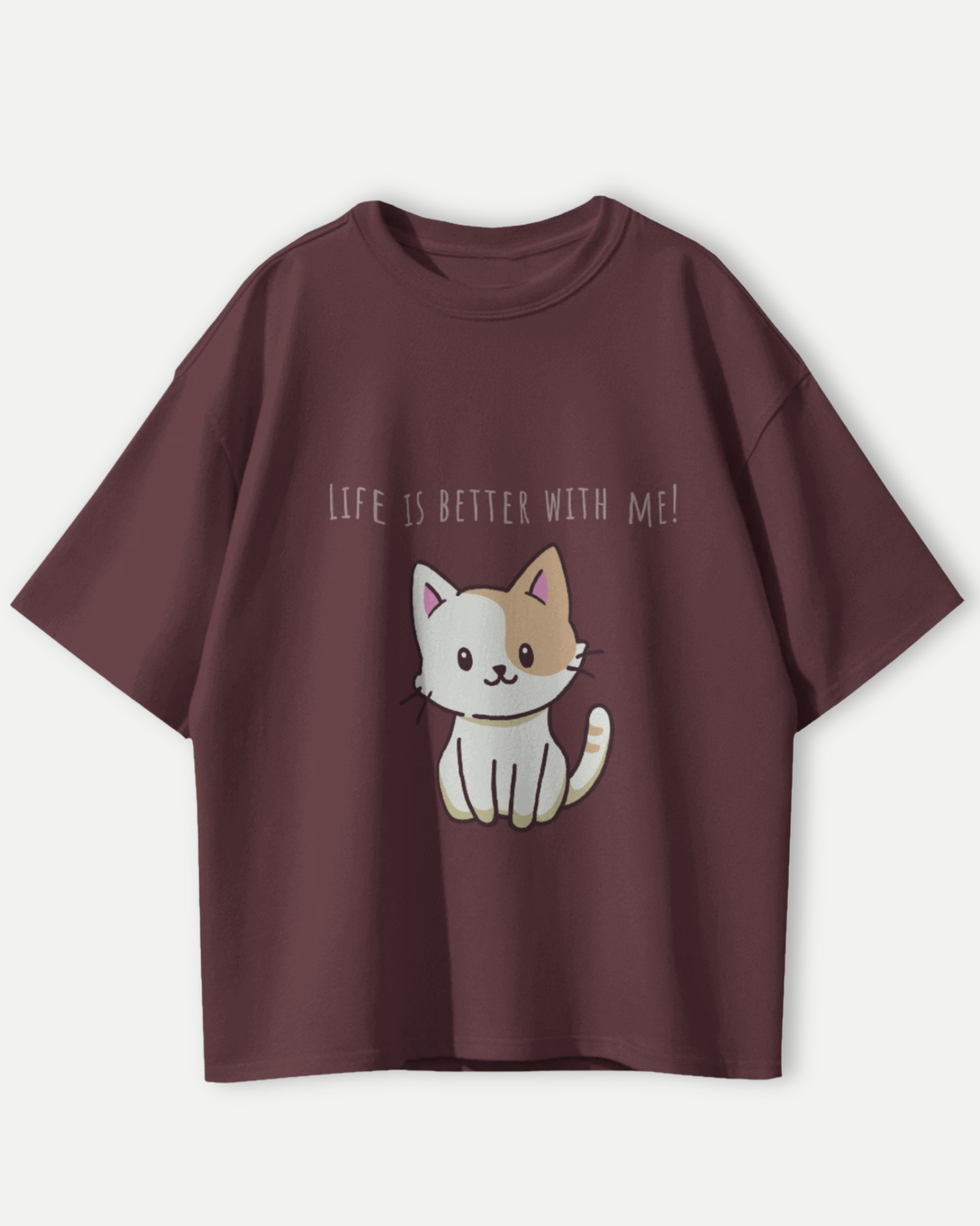 Purrfectly Better Premium Oversized T-shirt