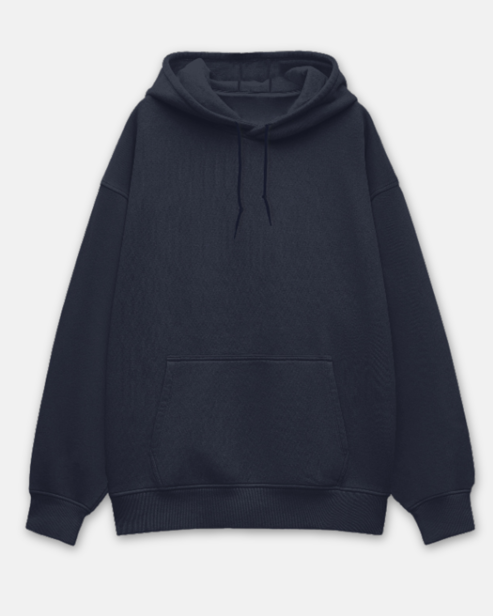 Navy Blue Loose Fit Hoodie
