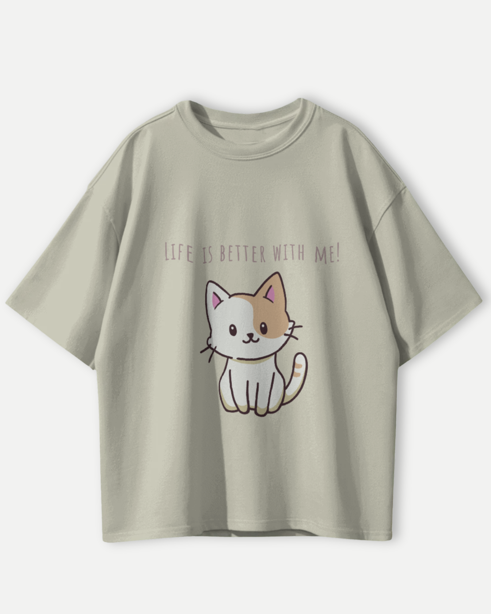 Purrfectly Better Premium Oversized T-shirt