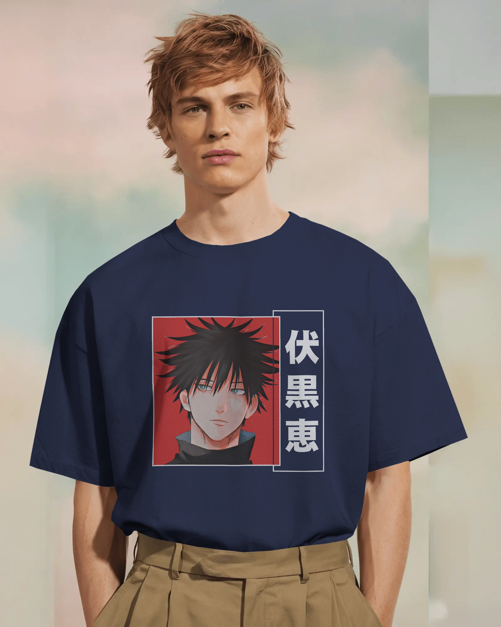 Megumi Fushiguro T-Shirt | Jujutsu Kaisen Premium Oversized T-shirt