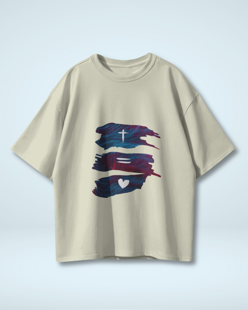 Layers of Faith Tee | Premium Oversized T-shirts