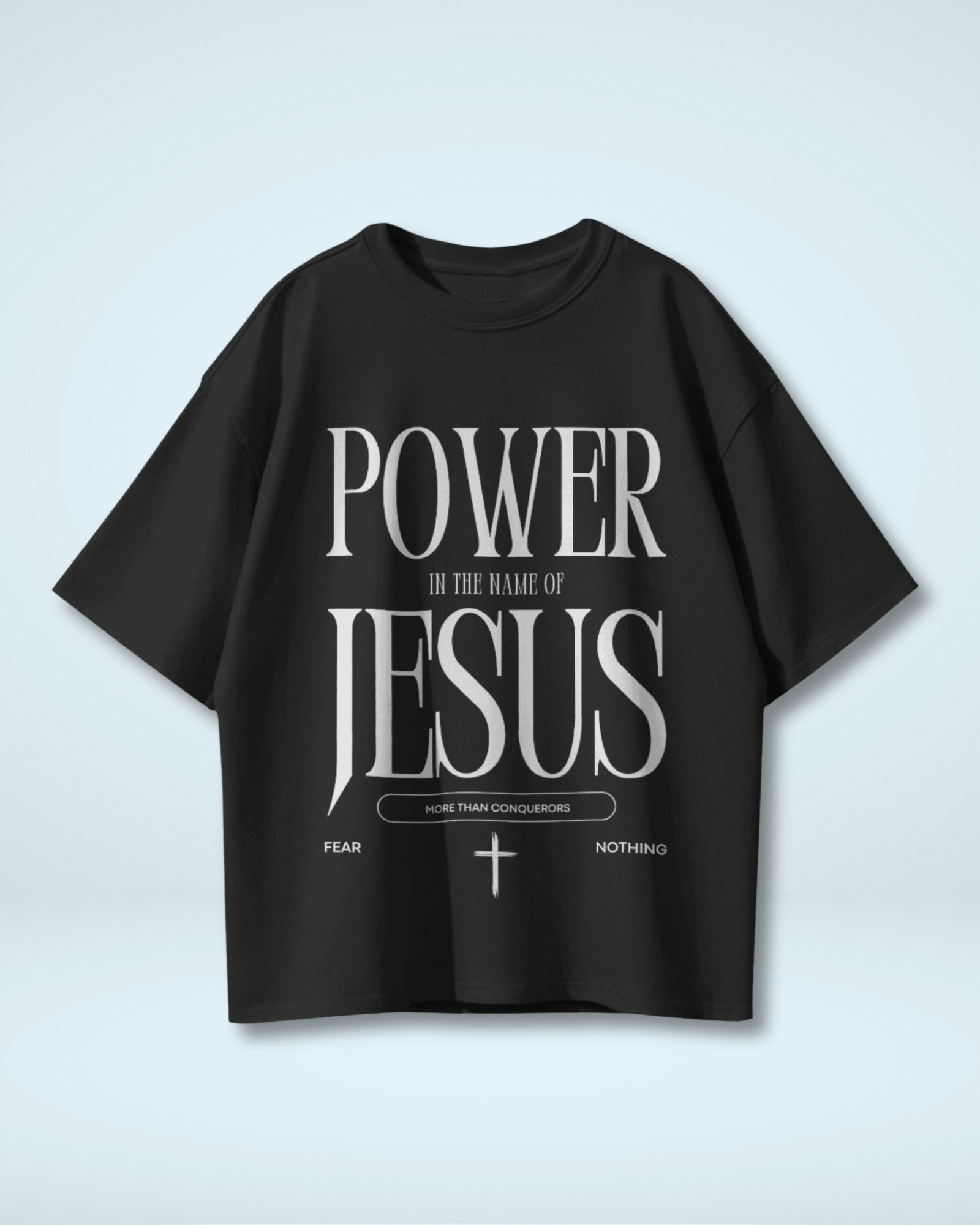 Unleash Your Faith: "POWER IN THE NAME OF JESUS" Spiritual T-Shirt