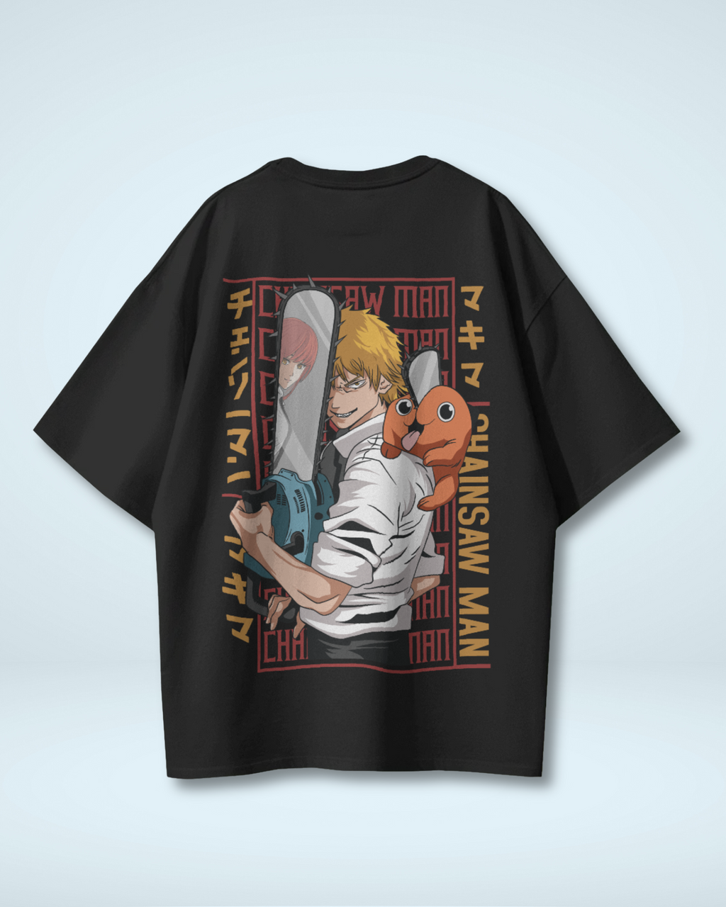 DENJI Chainsaw Man Premium Oversized T-shirt