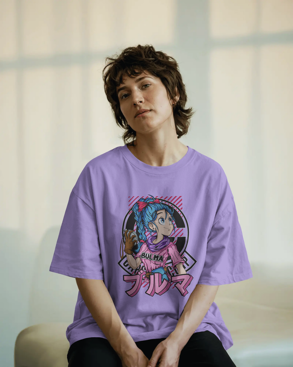 Bulma Premium Oversized T-Shirt from Dragon Ball Z