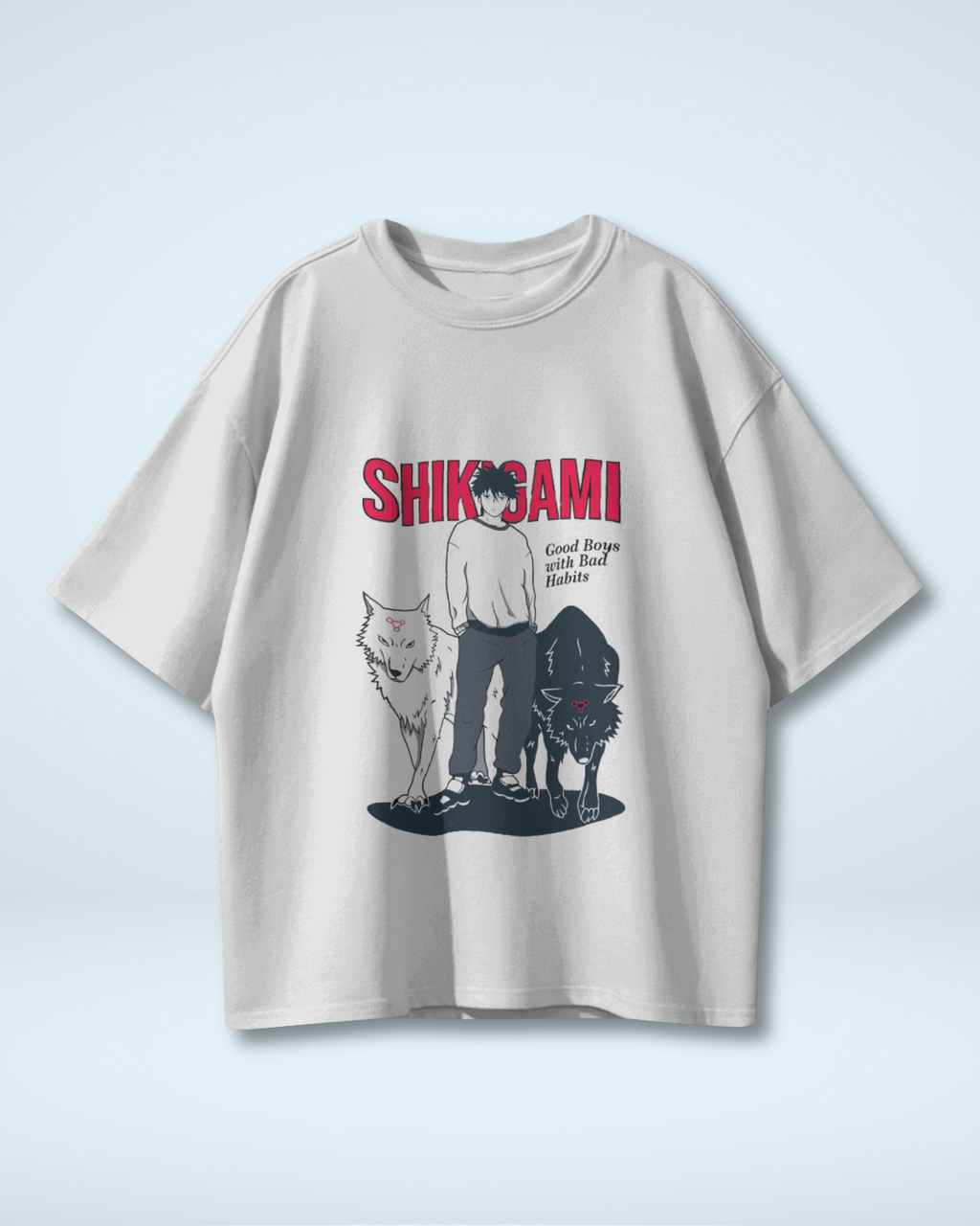 Megumi Fushiguro Oversized T-shirt | Shikigami Summoner | Jujutsu Kaisen | Premium T-shirt
