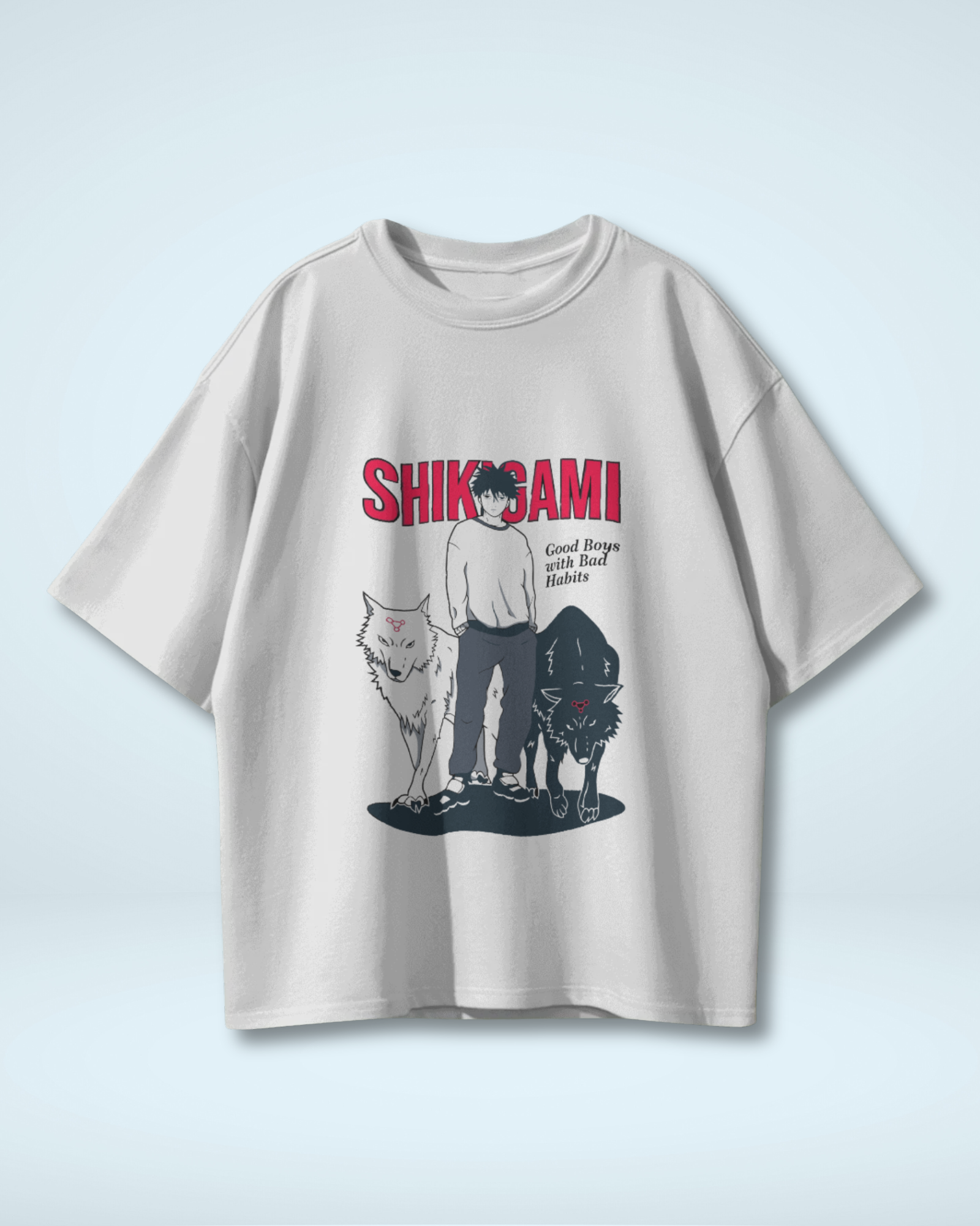 Megumi Fushiguro Oversized T-shirt | Shikigami Summoner | Jujutsu Kaisen | Premium T-shirt