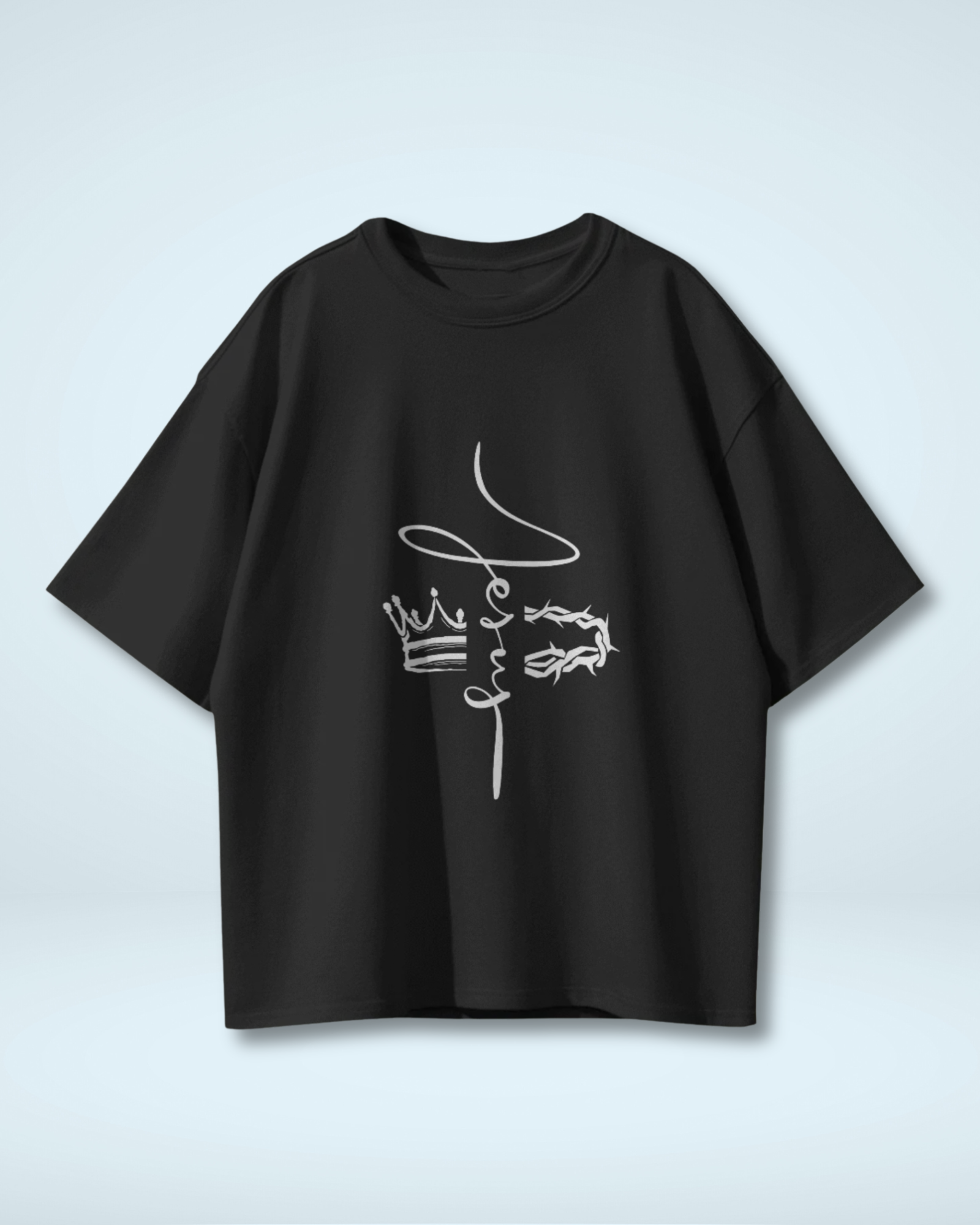 The King Wore Thorns | Premium Oversized T-shirts