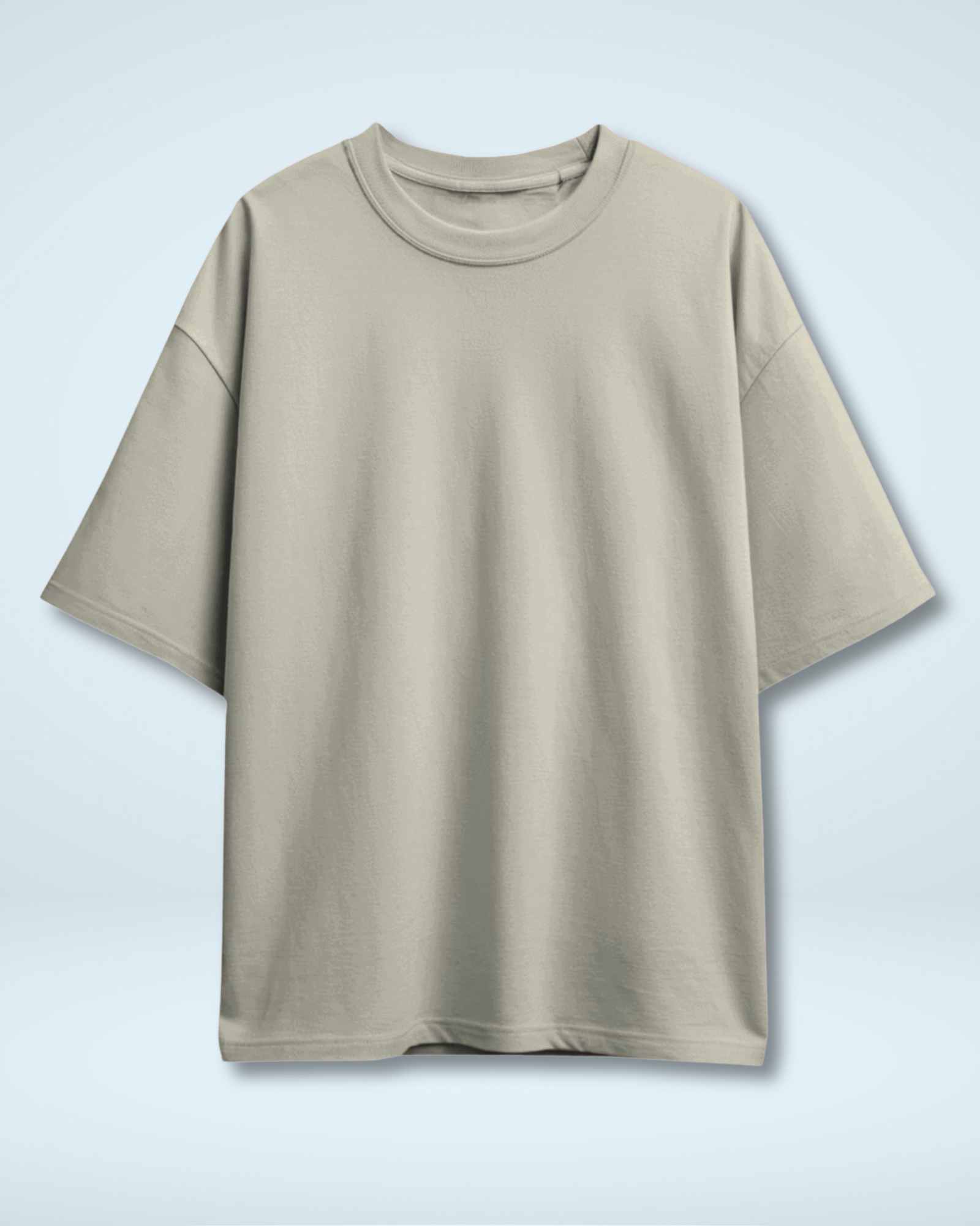 Off White Basic Oversized T-Shirt