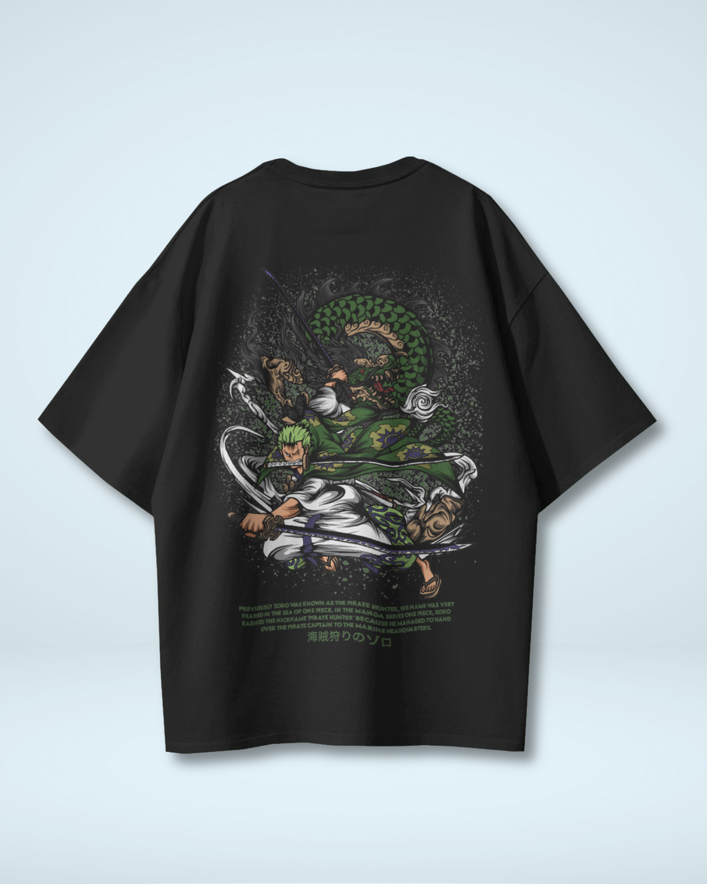 Roronoa Zoro T-shirt | One Piece | Premium Oversized T-shirt