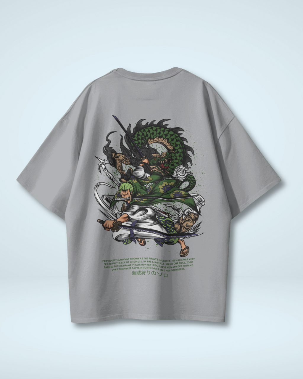 Roronoa Zoro T-shirt | One Piece | Premium Oversized T-shirt