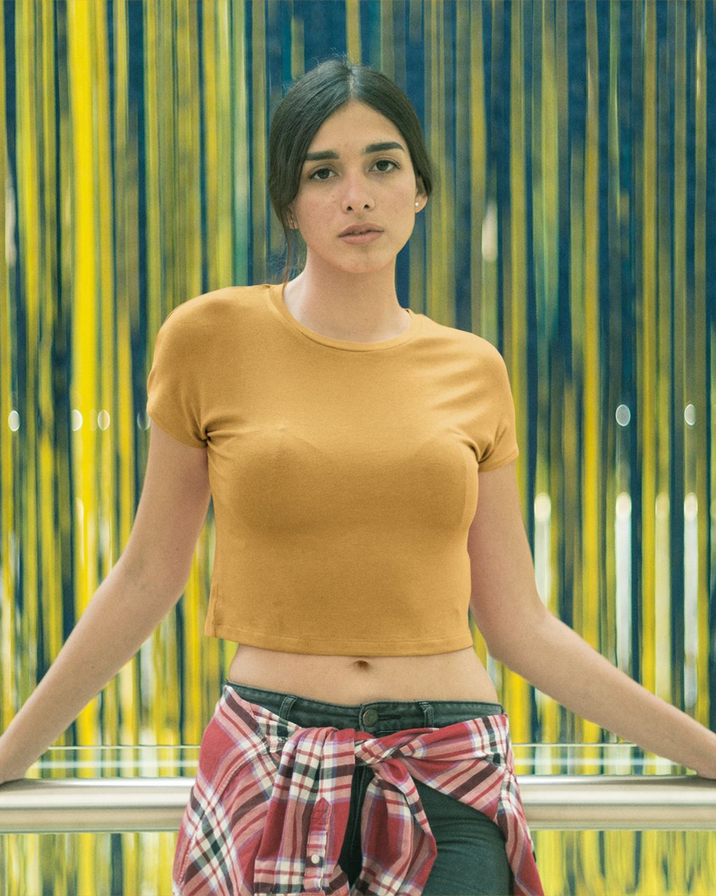 Golden Yellow Crop Top