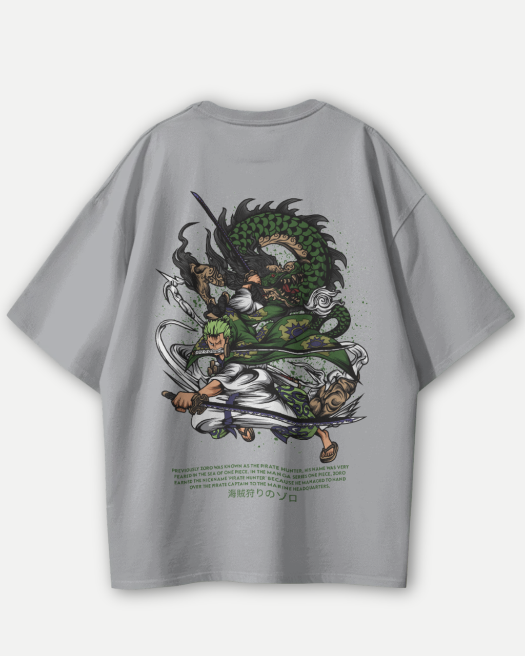 Roronoa Zoro T-shirt | One Piece | Premium Oversized T-shirt