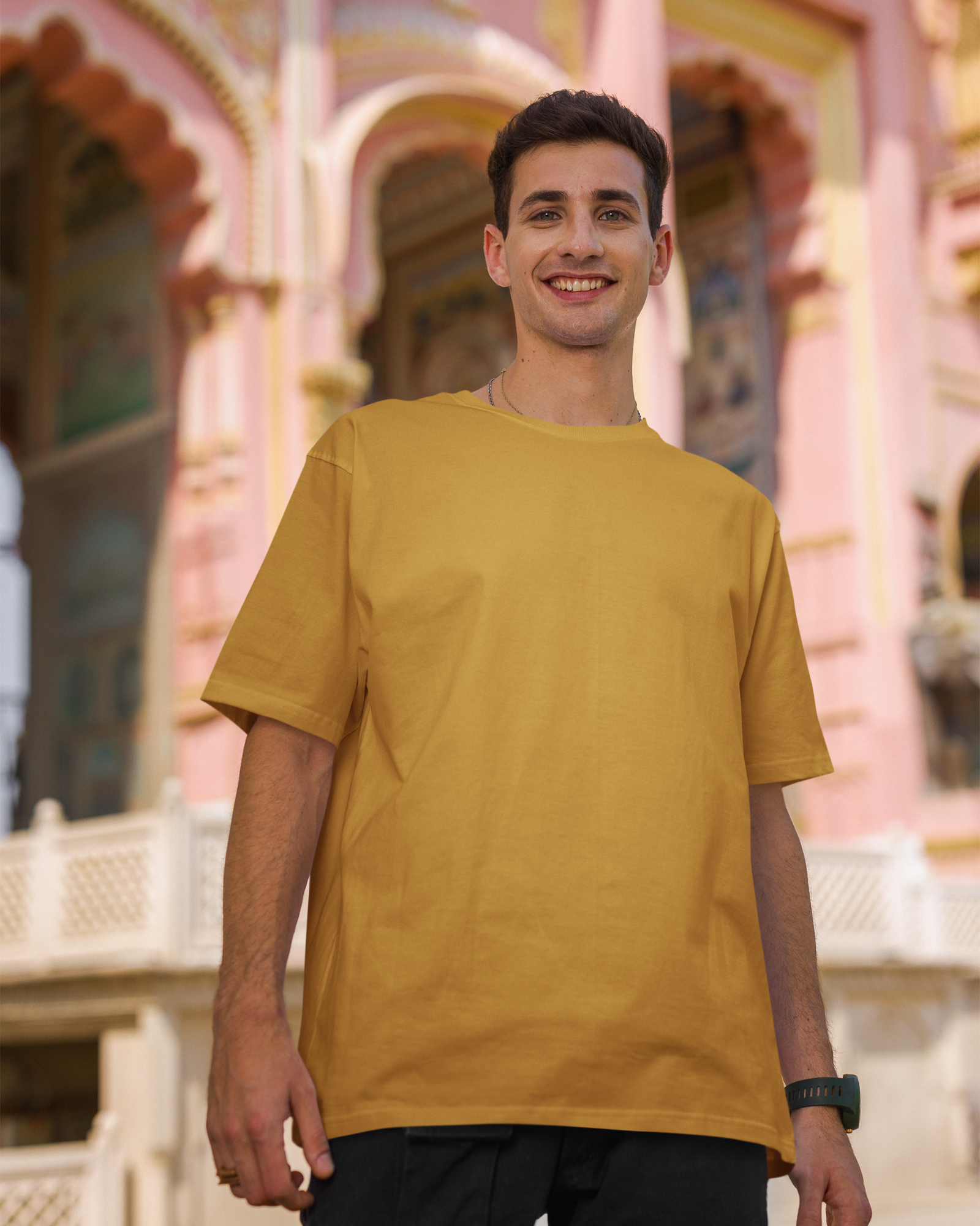 Golden Yellow Basic T-shirt