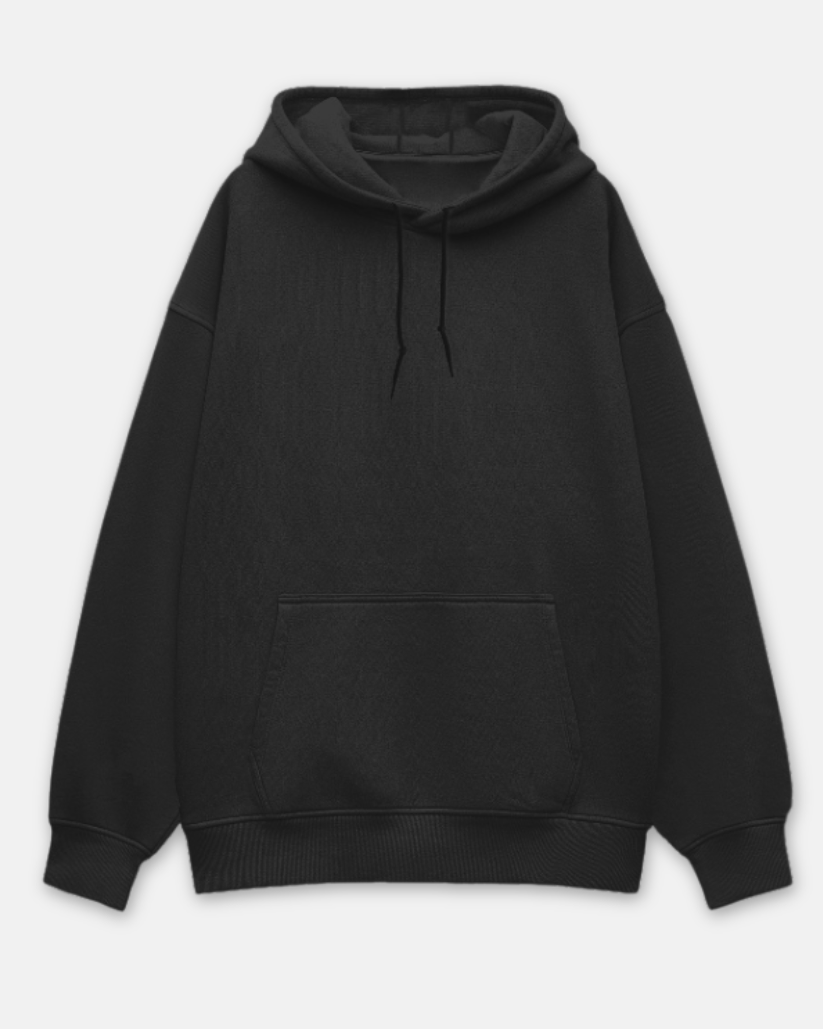 Black Loose Fit Hoodie