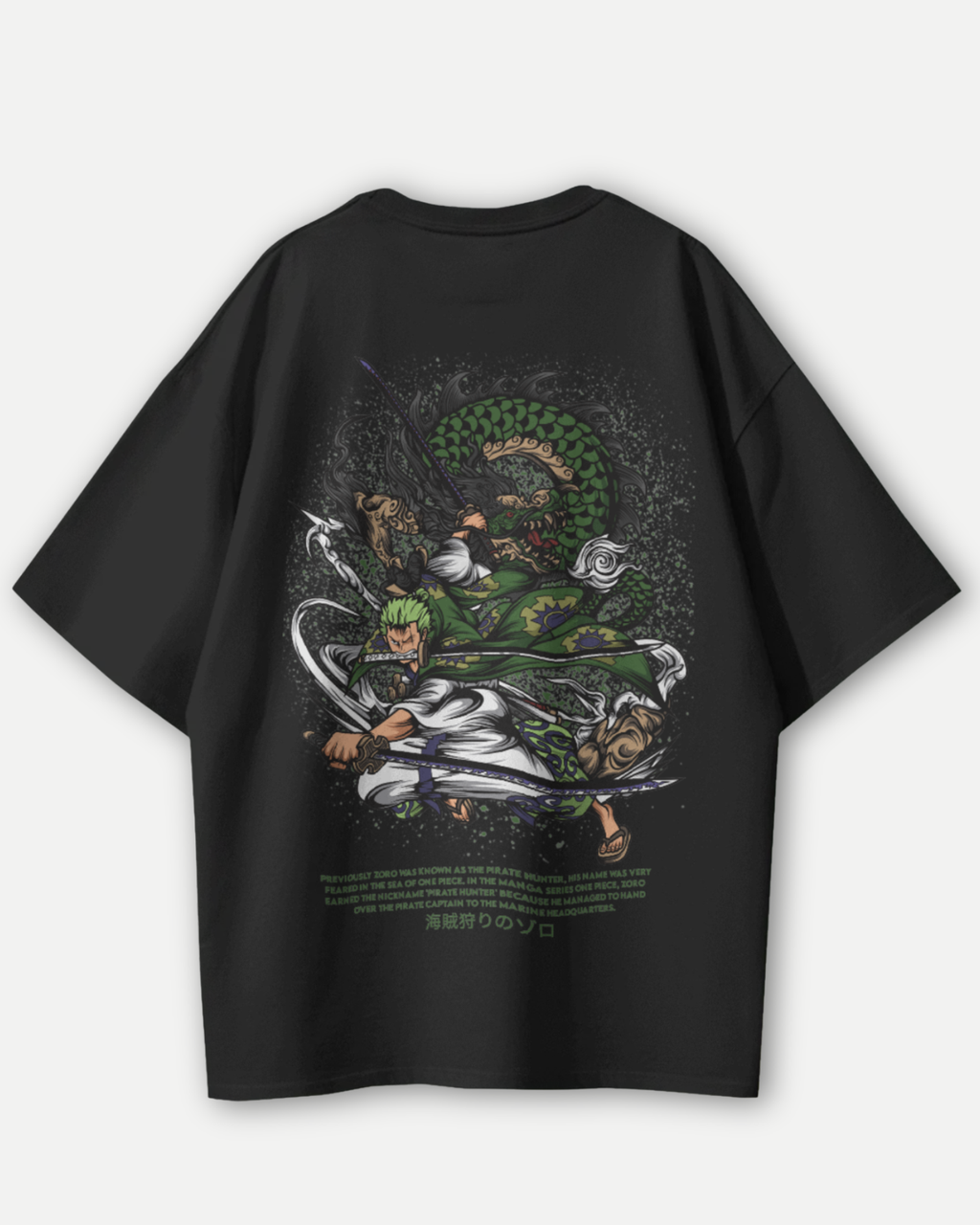 Roronoa Zoro T-shirt | One Piece | Premium Oversized T-shirt