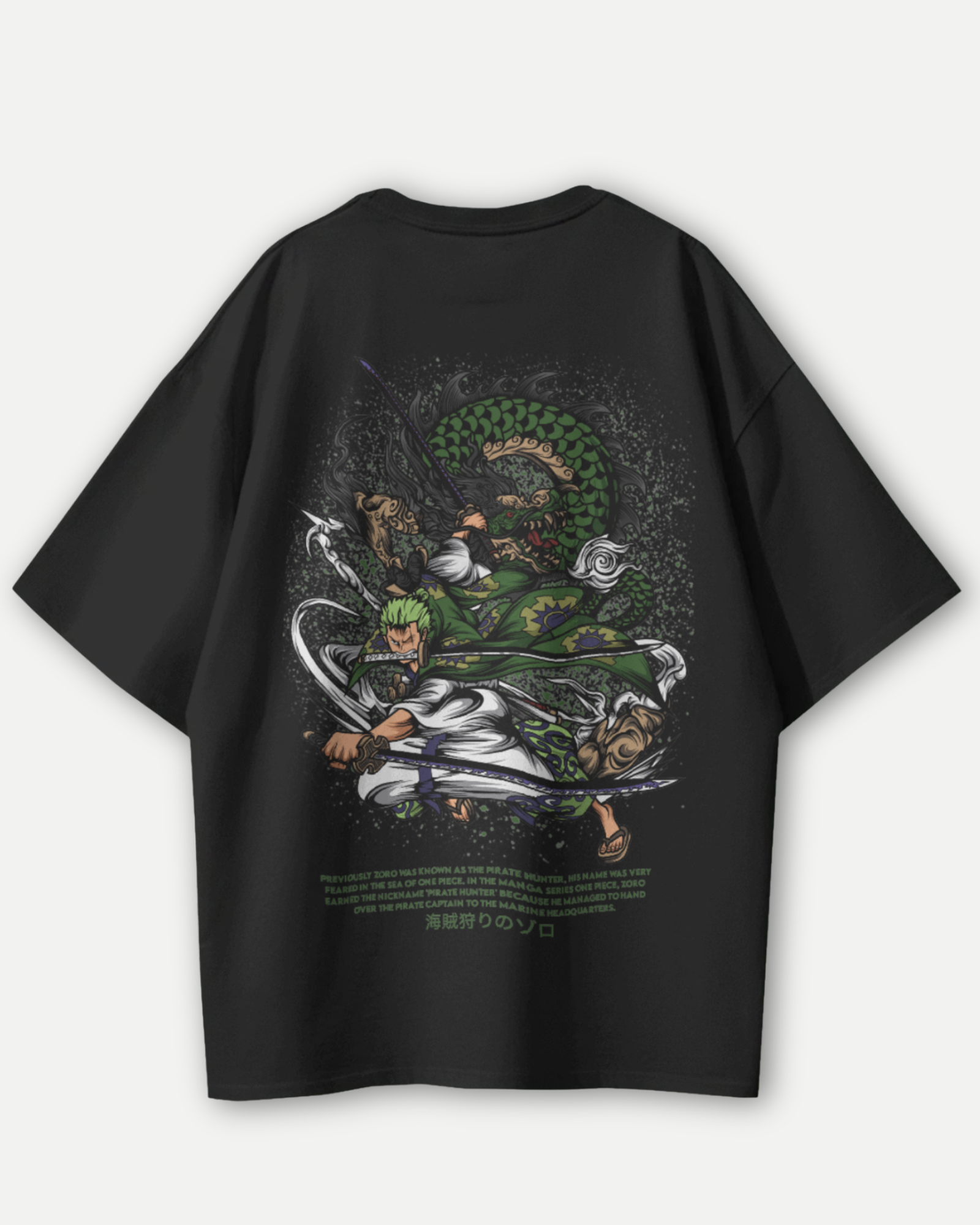 Roronoa Zoro T-shirt | One Piece | Premium Oversized T-shirt
