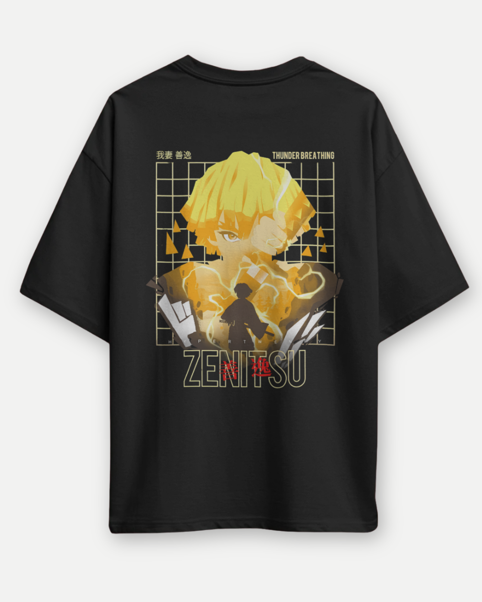Zenitsu Demon Slayer Premium Oversized T-shirt