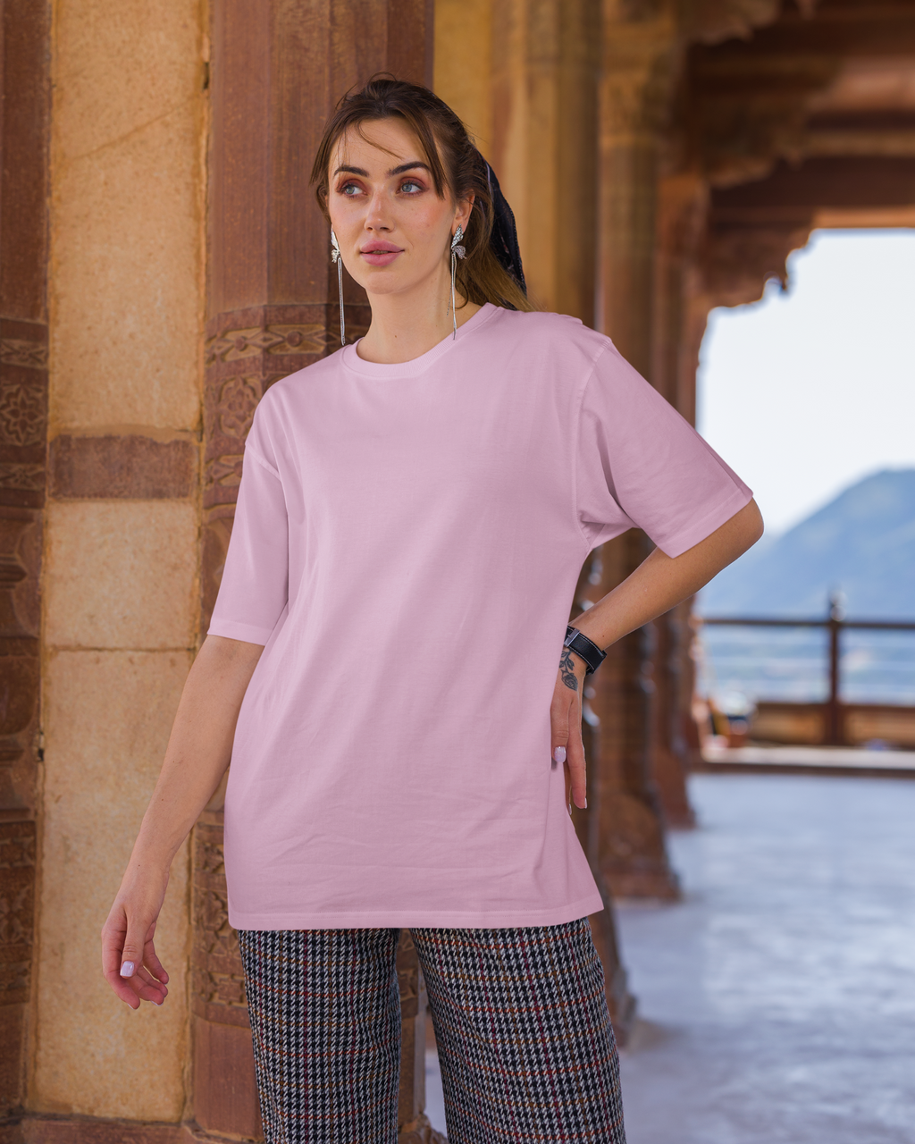 Baby Pink Oversized T-shirt