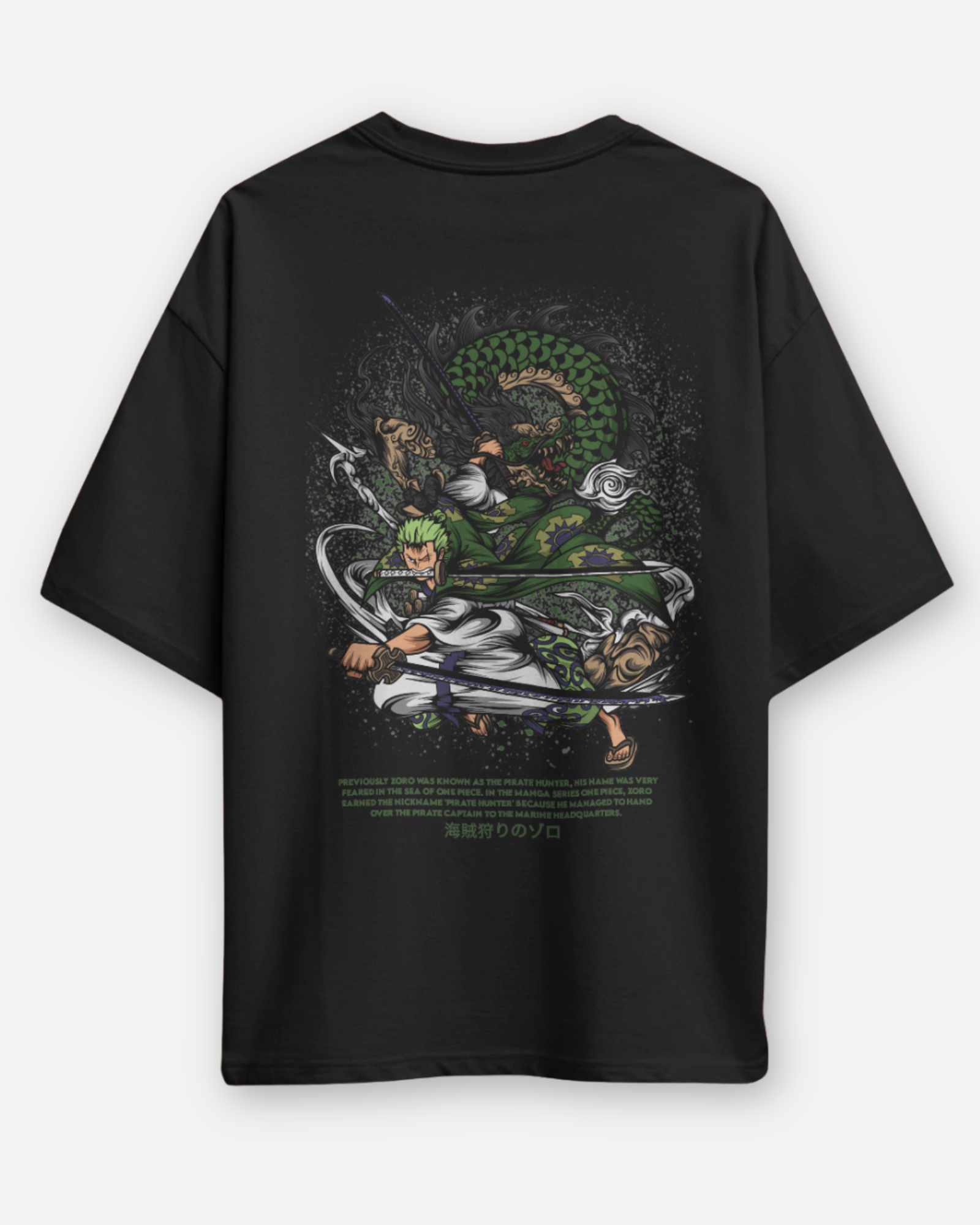 Roronoa Zoro T-shirt | One Piece | Premium Oversized T-shirt