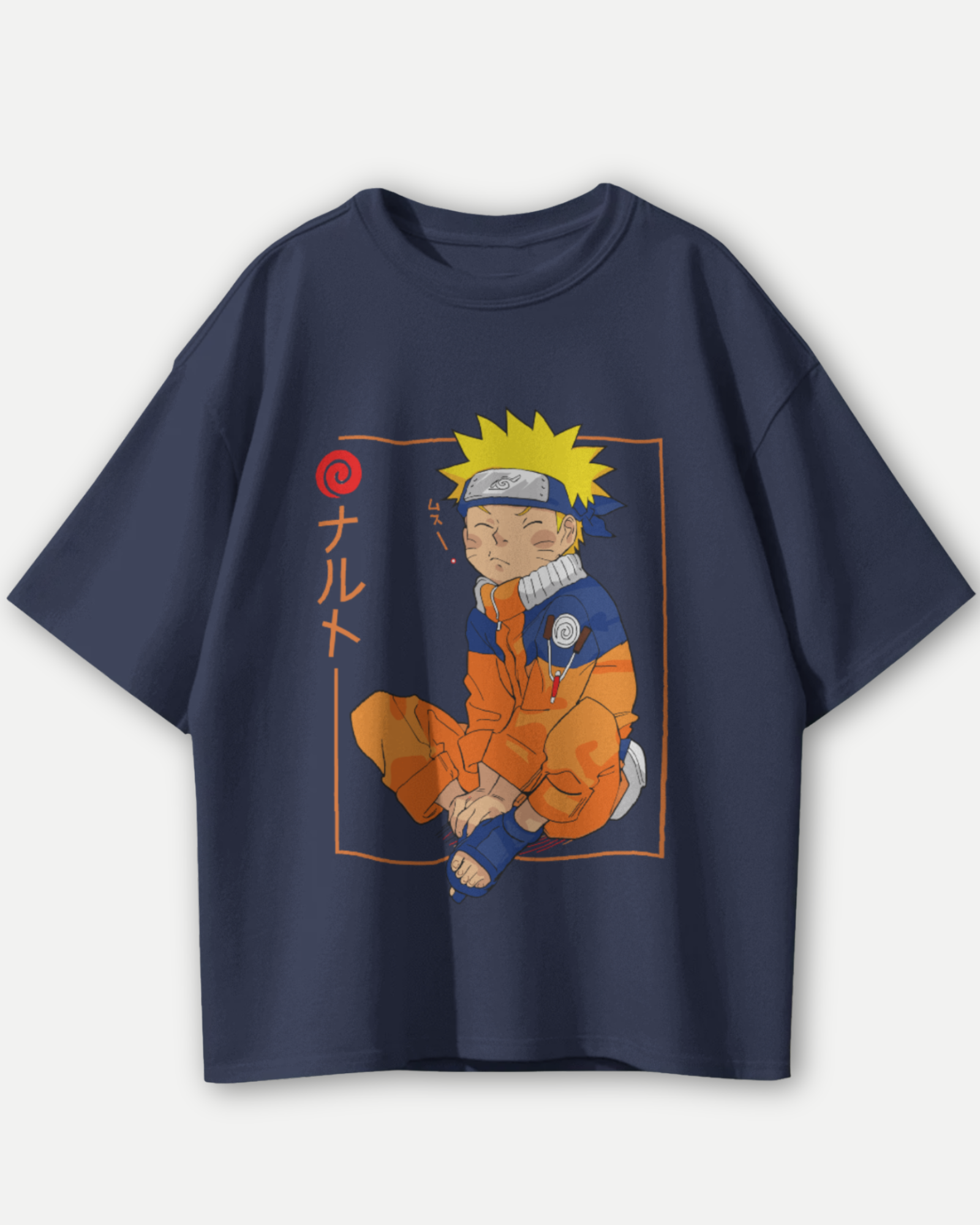 Sleepy Naruto T-Shirt - Premium Oversized Naruto Apparel